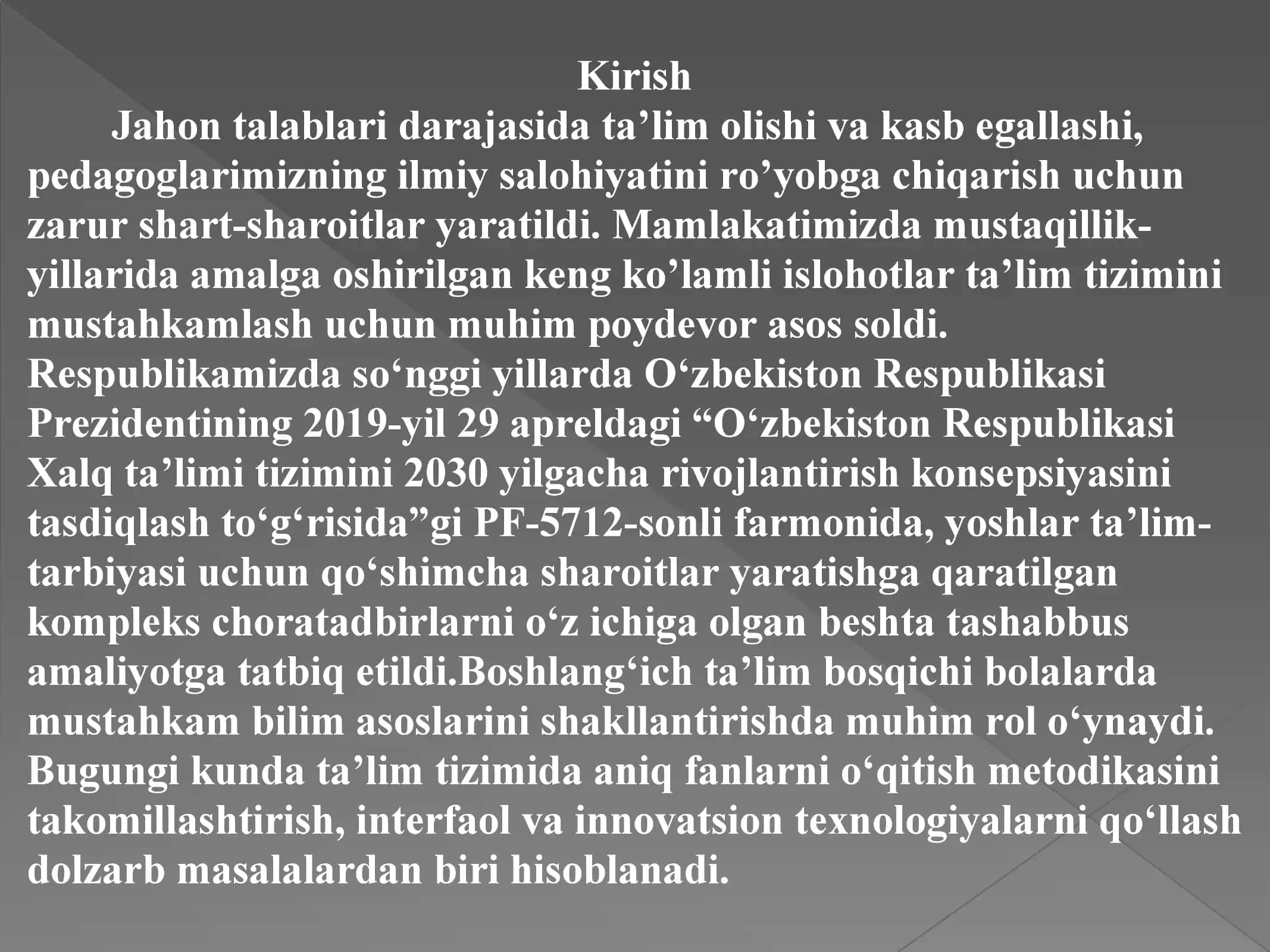 Boshlangʻich taʼlimda gumanitar fanlarni oʻqitish metodikasi 3