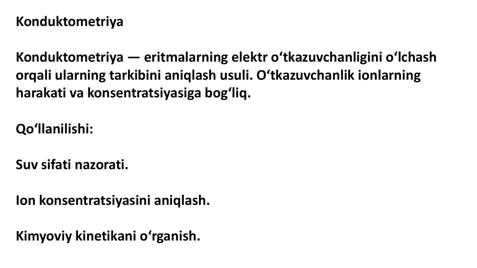Konduktometriya va Potensiometriya 3