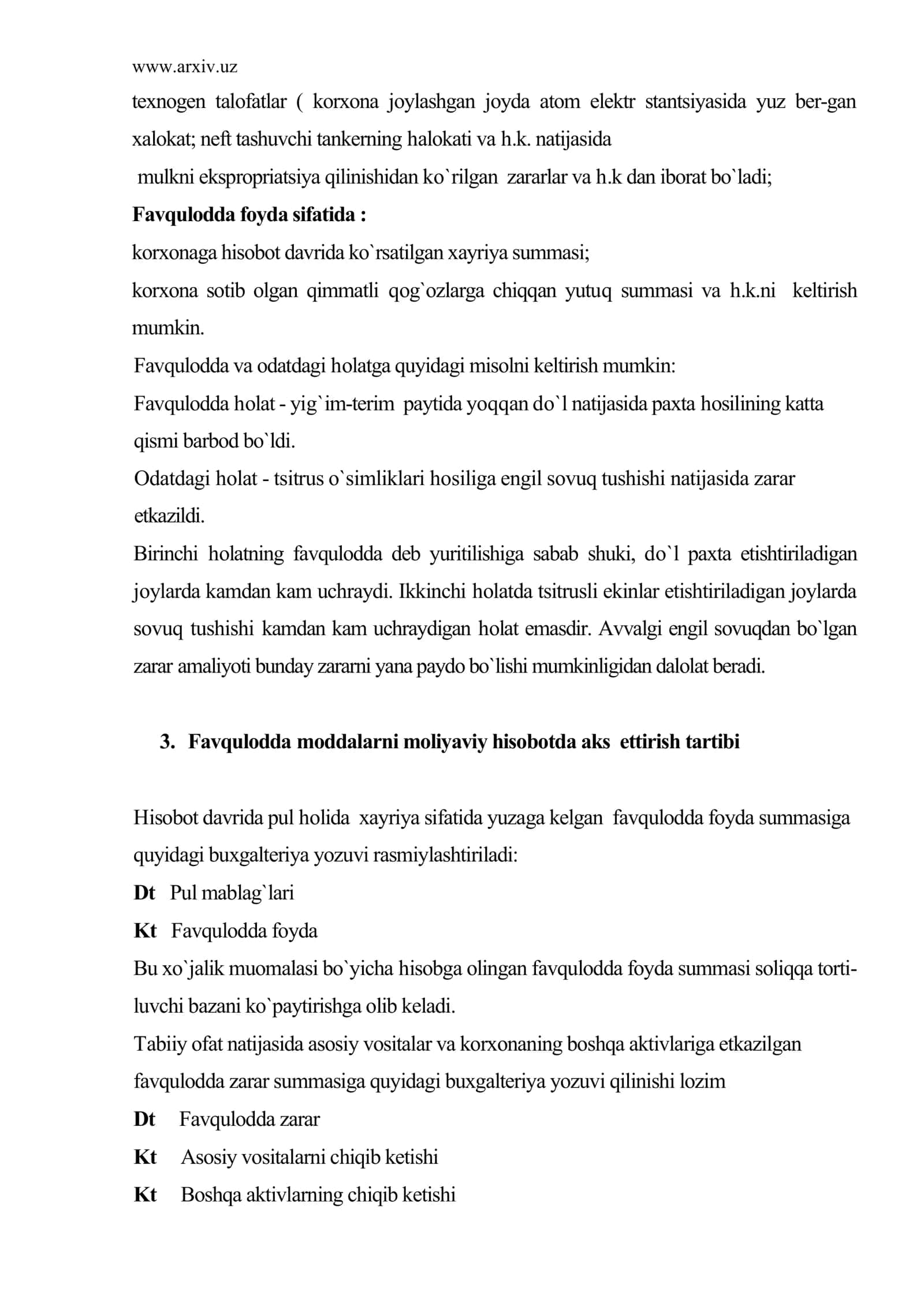 Favqulodda moddalarning ta`rifi va tavsifi 3