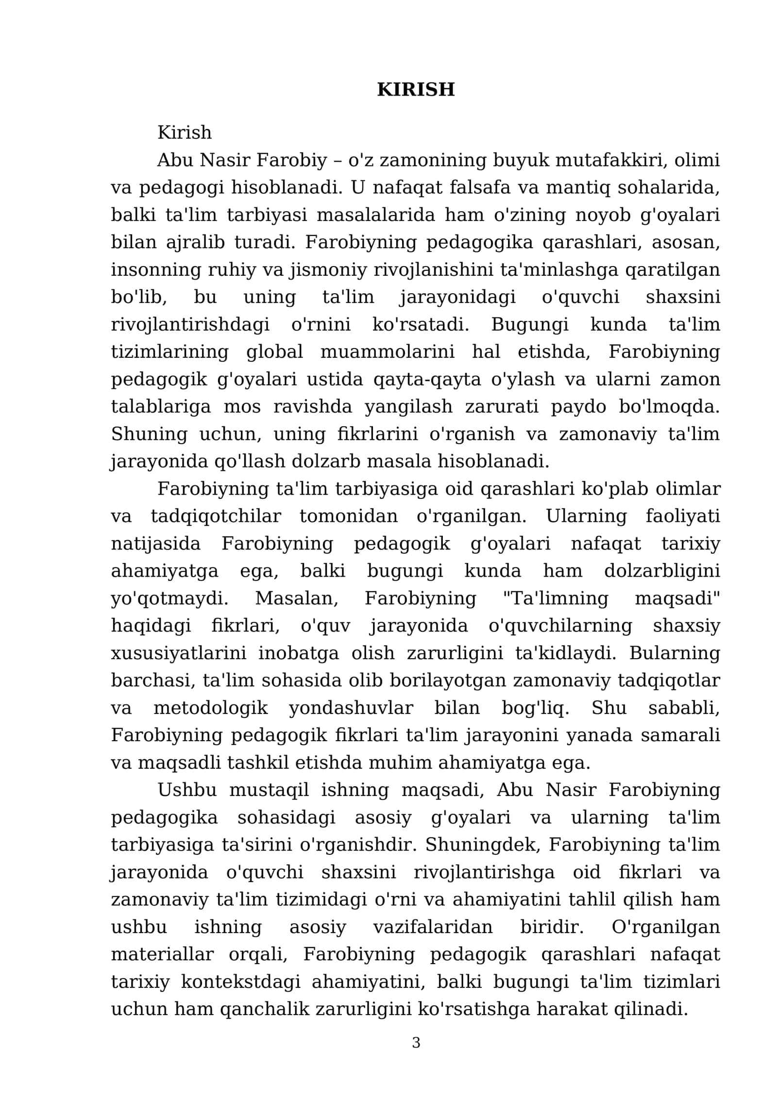 Talabarga ikkinchi topshiriq yuzasidan abu nasir farobiyning pedagogika qarashlar mavzusida taqdimot 3