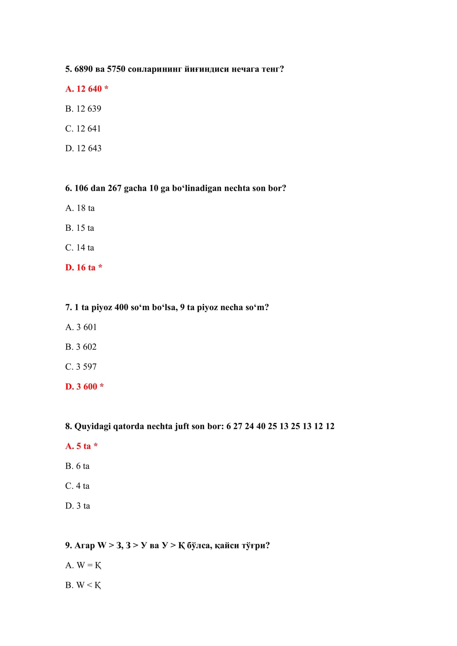 BOJXONA TEST SAVOL JAVOB PDF 3