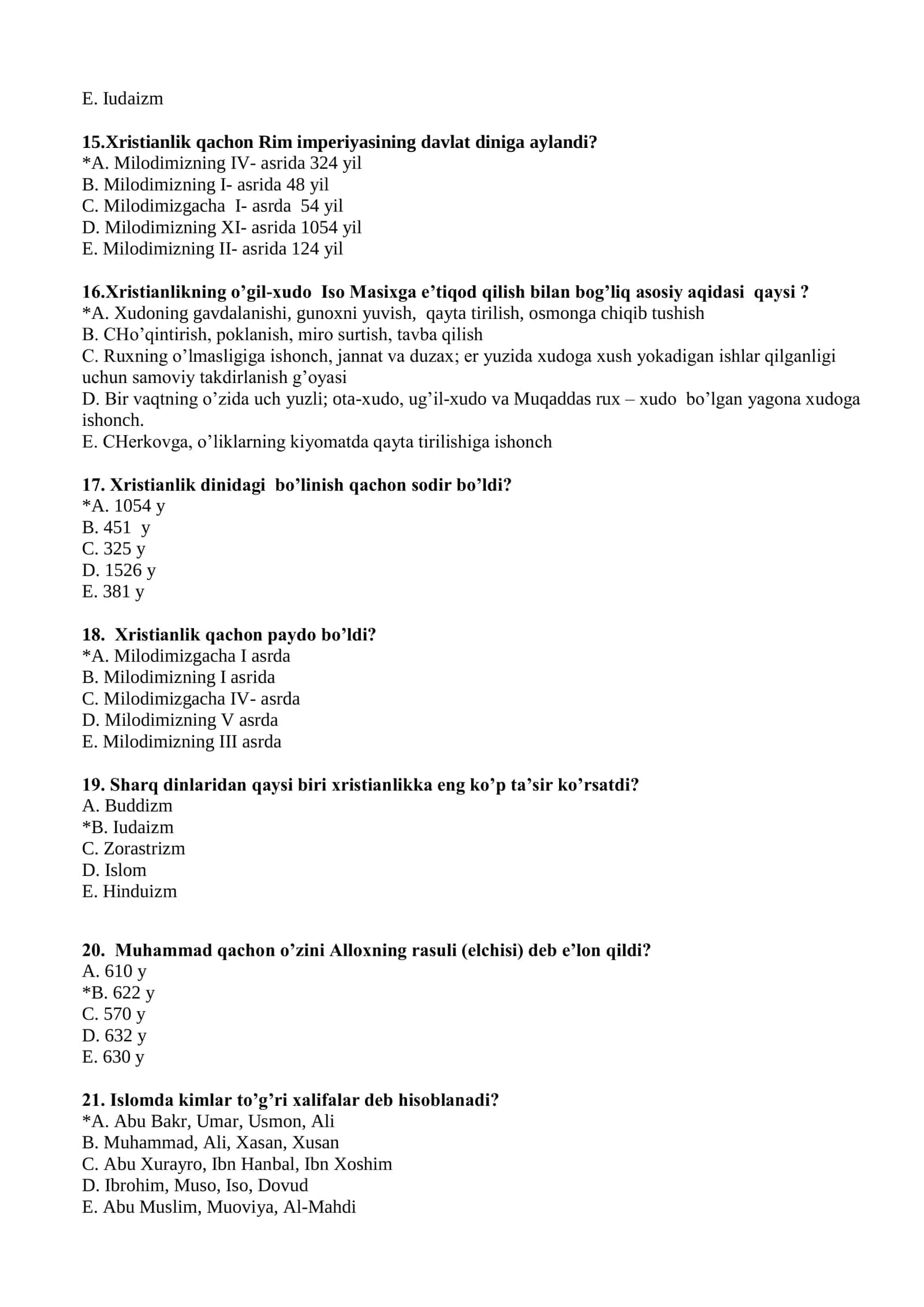 Dinshunoslik 3