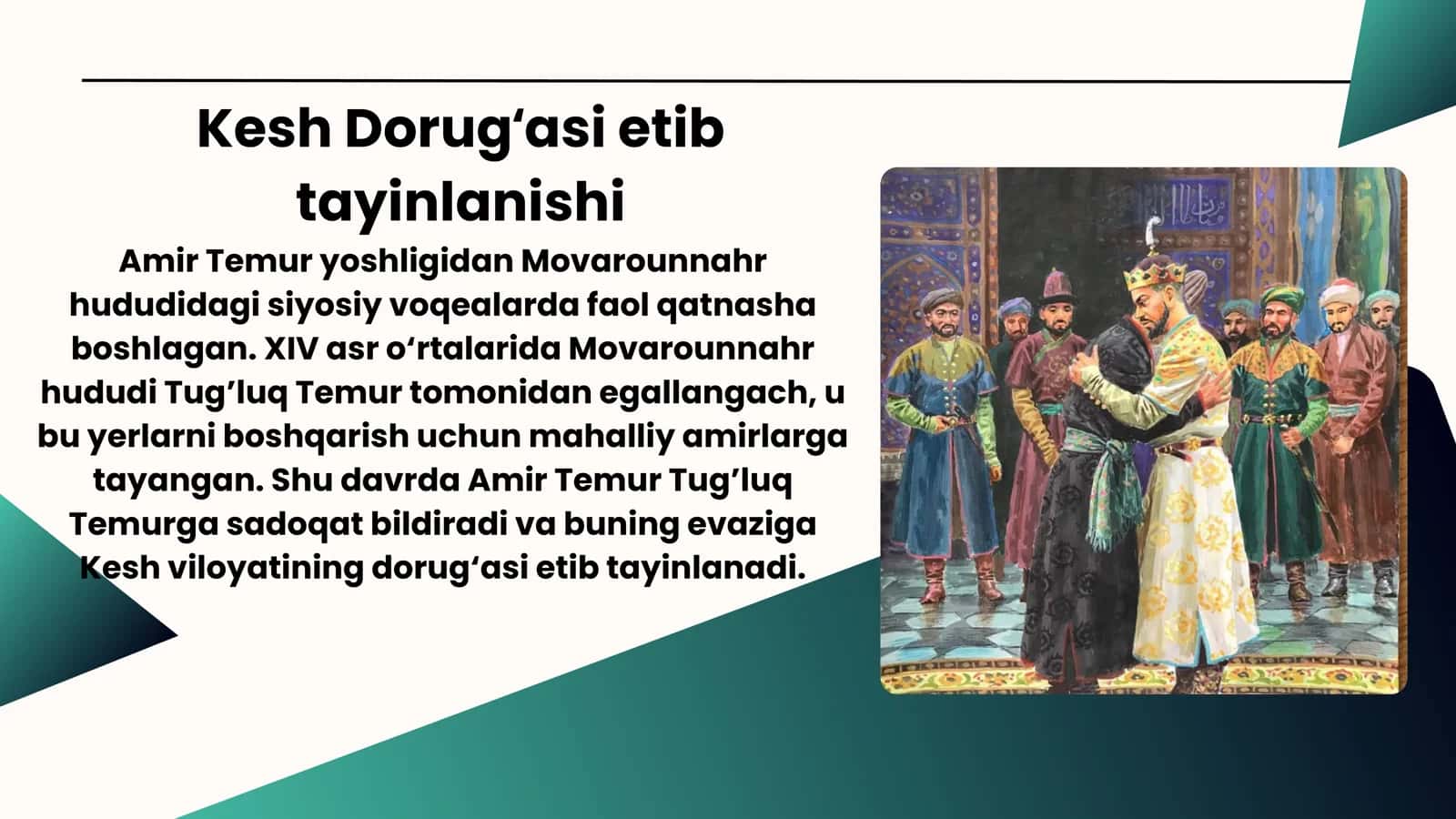 Amir Temur- Movarounnah hukmdori 3