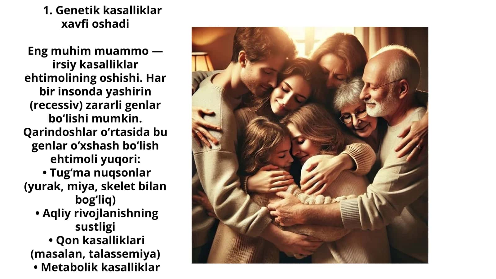 Qarindosh urug’lar o’rtasidagi nikohning salbiy oqibatlar 3
