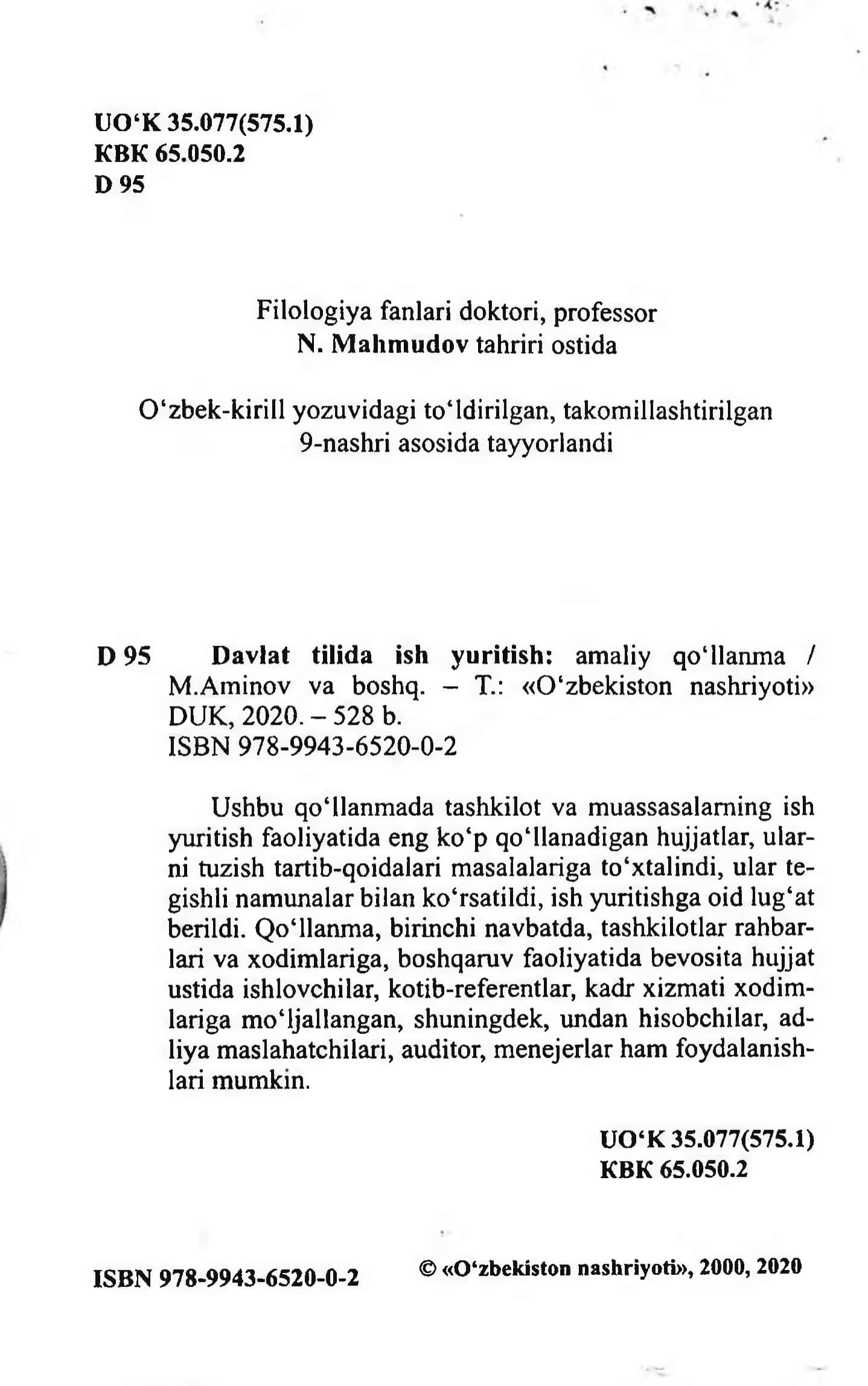 Davlat tilida ish yuritish 3