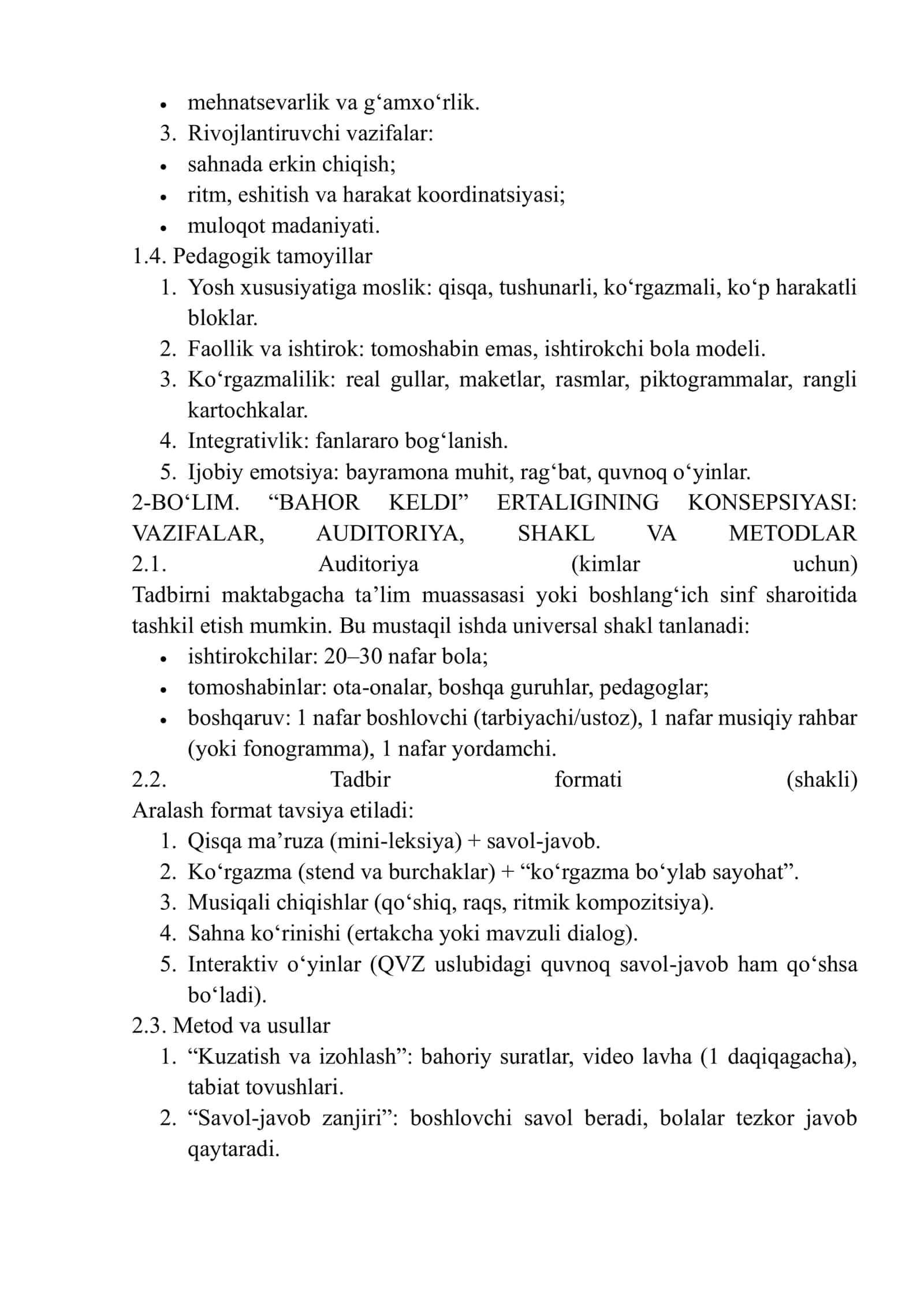 “Bahor keldi” ertaligi 3