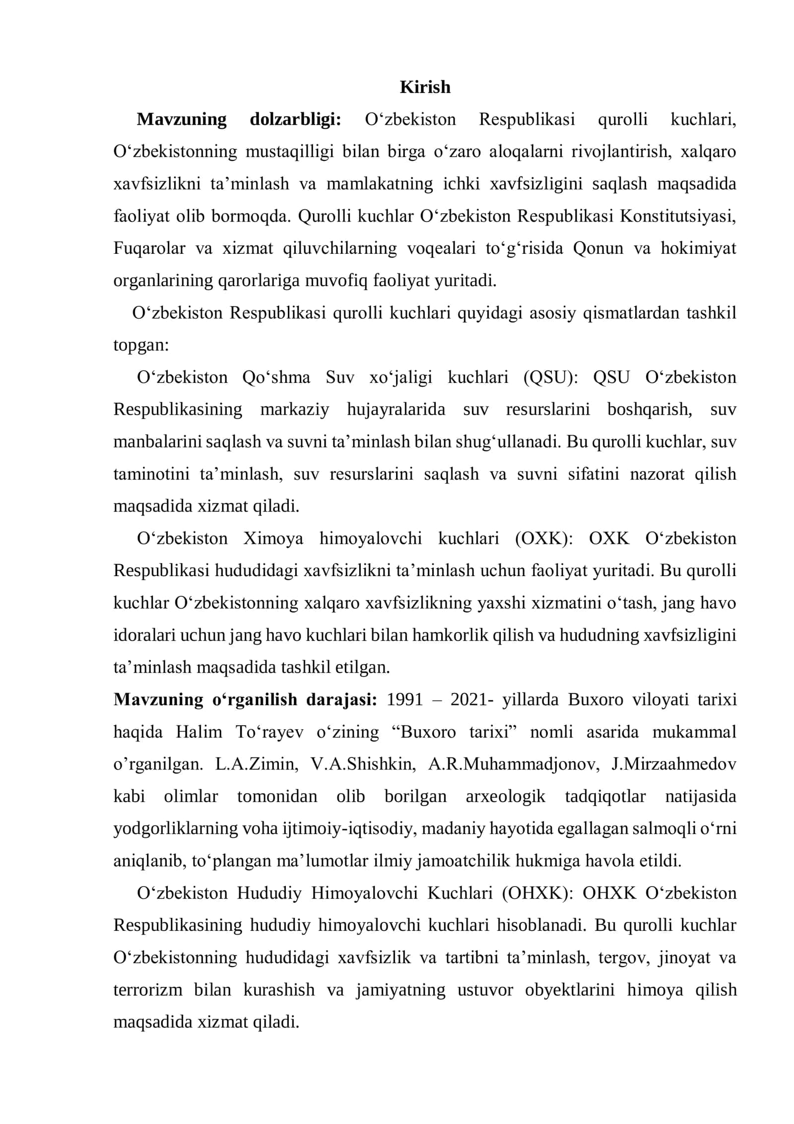 Oʻzbekiston Respublikasi Qurolli Kuchlari 3