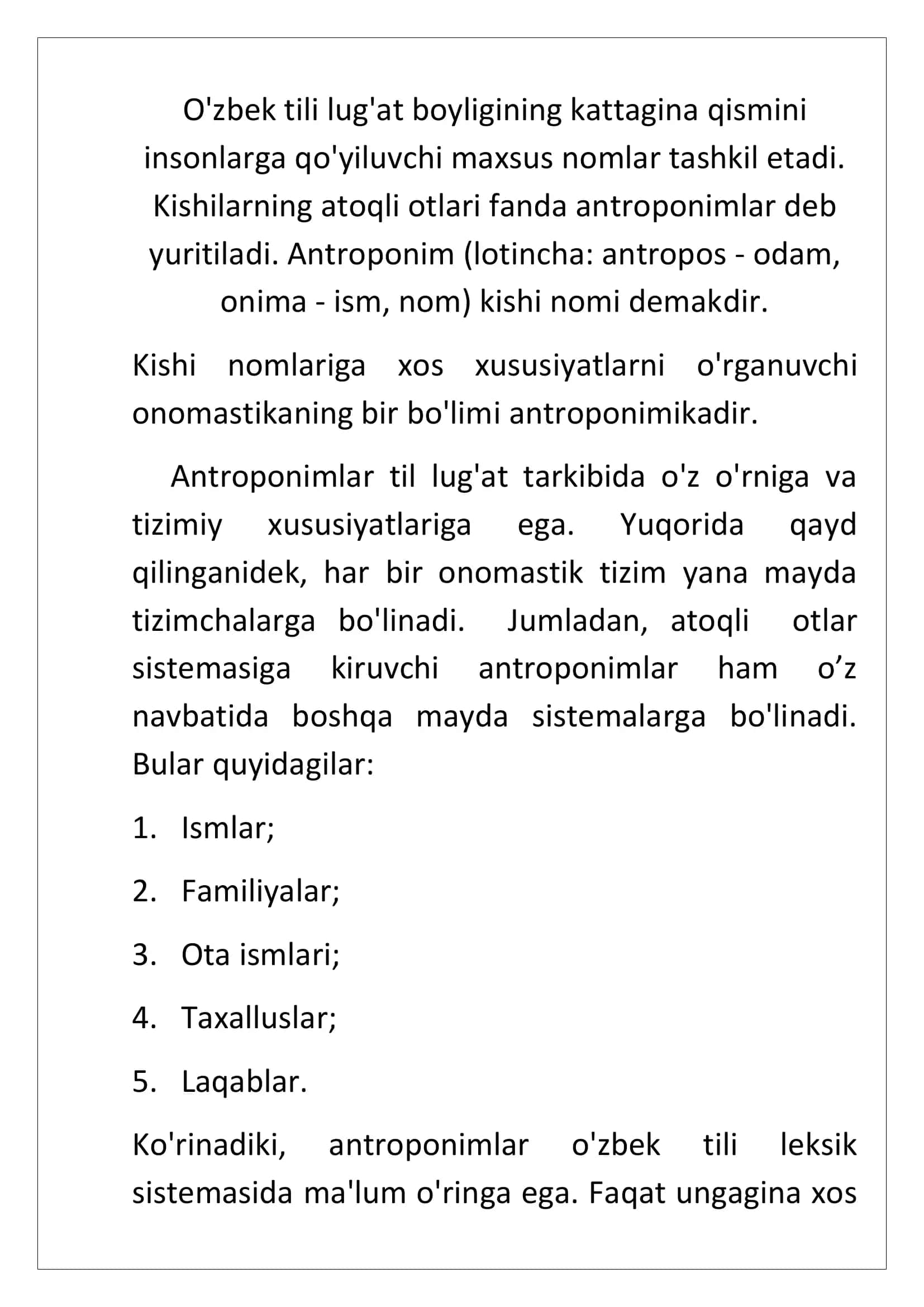 Antroponimlar 3