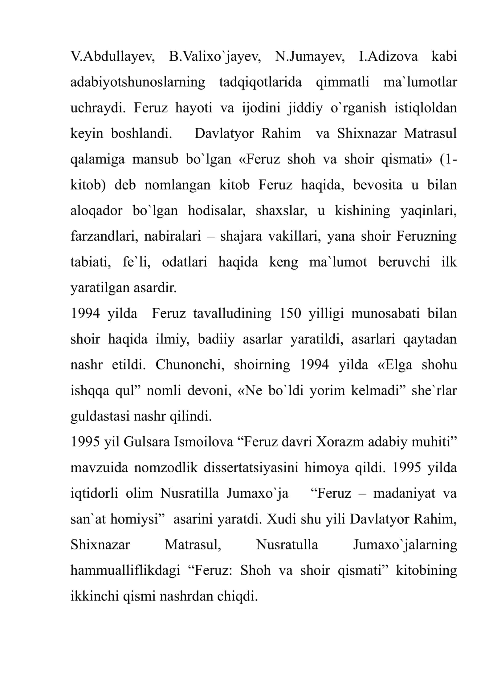 Muhammad Rahimxon Feruz hayoti va ijodi 3