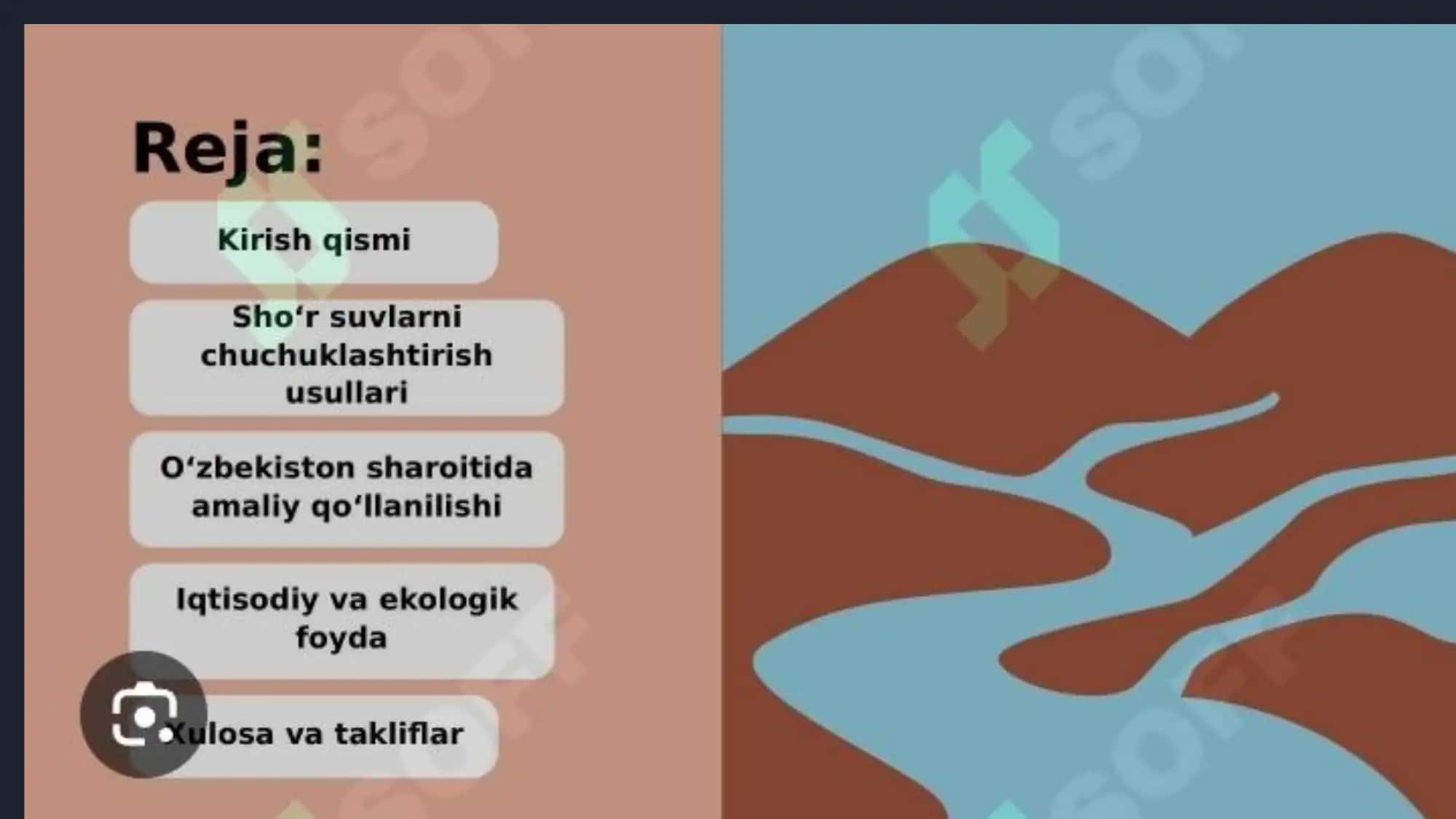 Tags:Õzbekiston sharoitida shõr suvlarni chuchuklashtirish ğoyasini yaratish 3