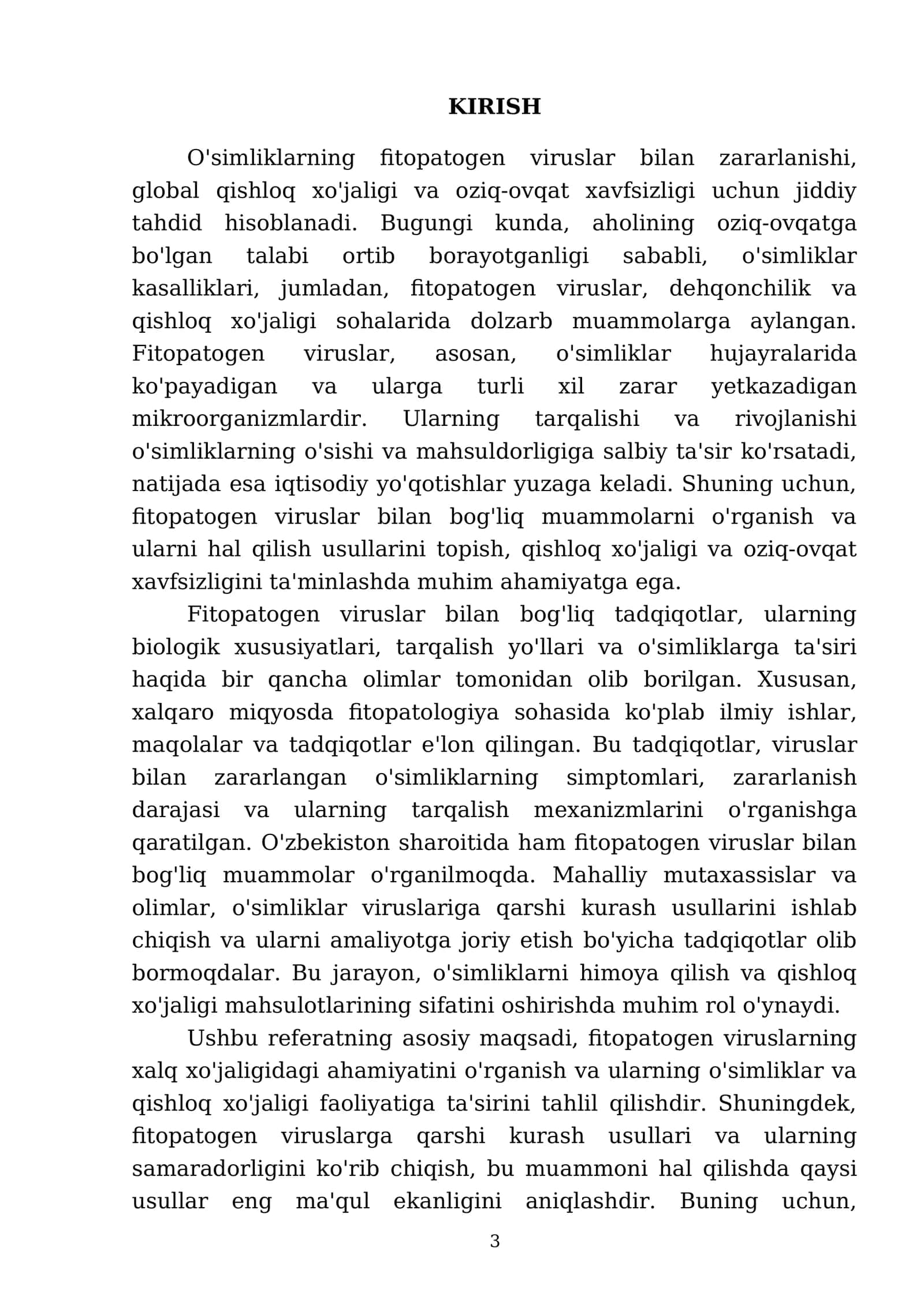 Fitopatogen viruslarning xalq xoʻjaligidagi ahamiyati 3