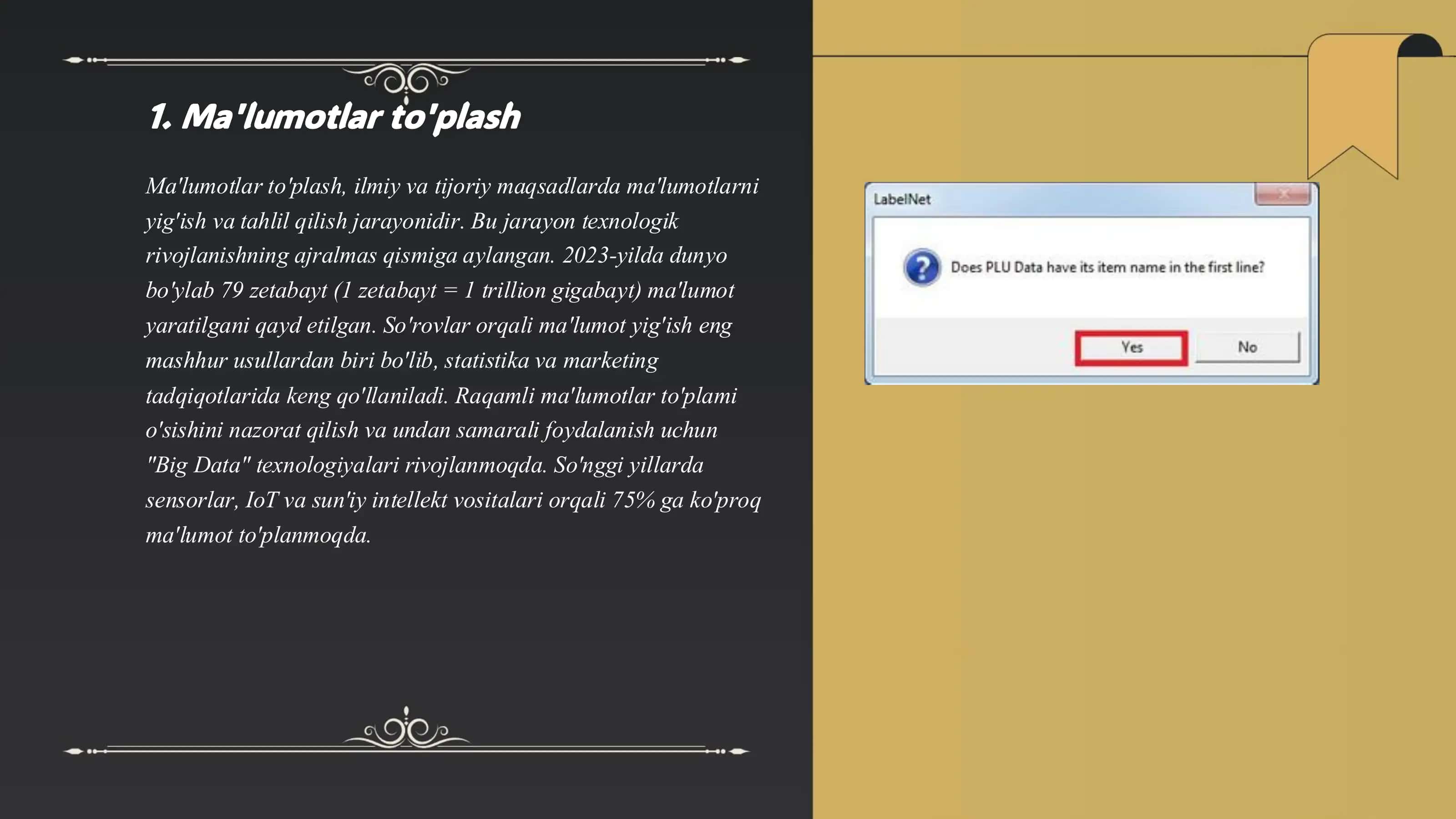 Raqamli Ma'lumotlar bilan Ishlash 3