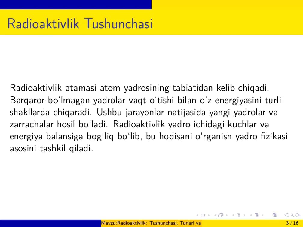 Radioaktivlik: Tushunchasi, Turlari va Ahamiyati 3