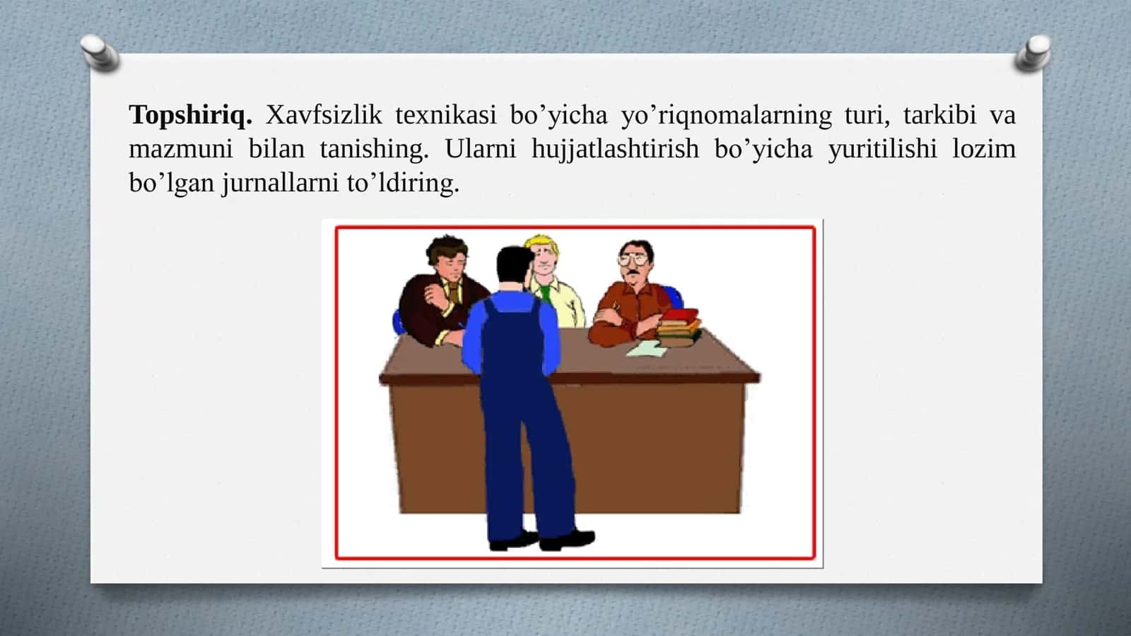 Mehmat va texnika xavfsizligi 3