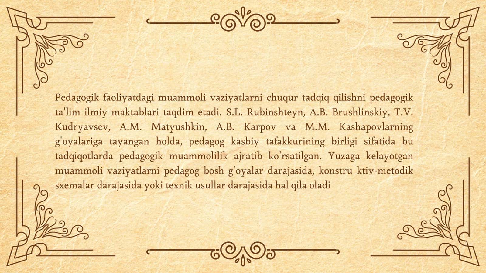 pedagogik faoliyatda muamoli vaziyatlar 3