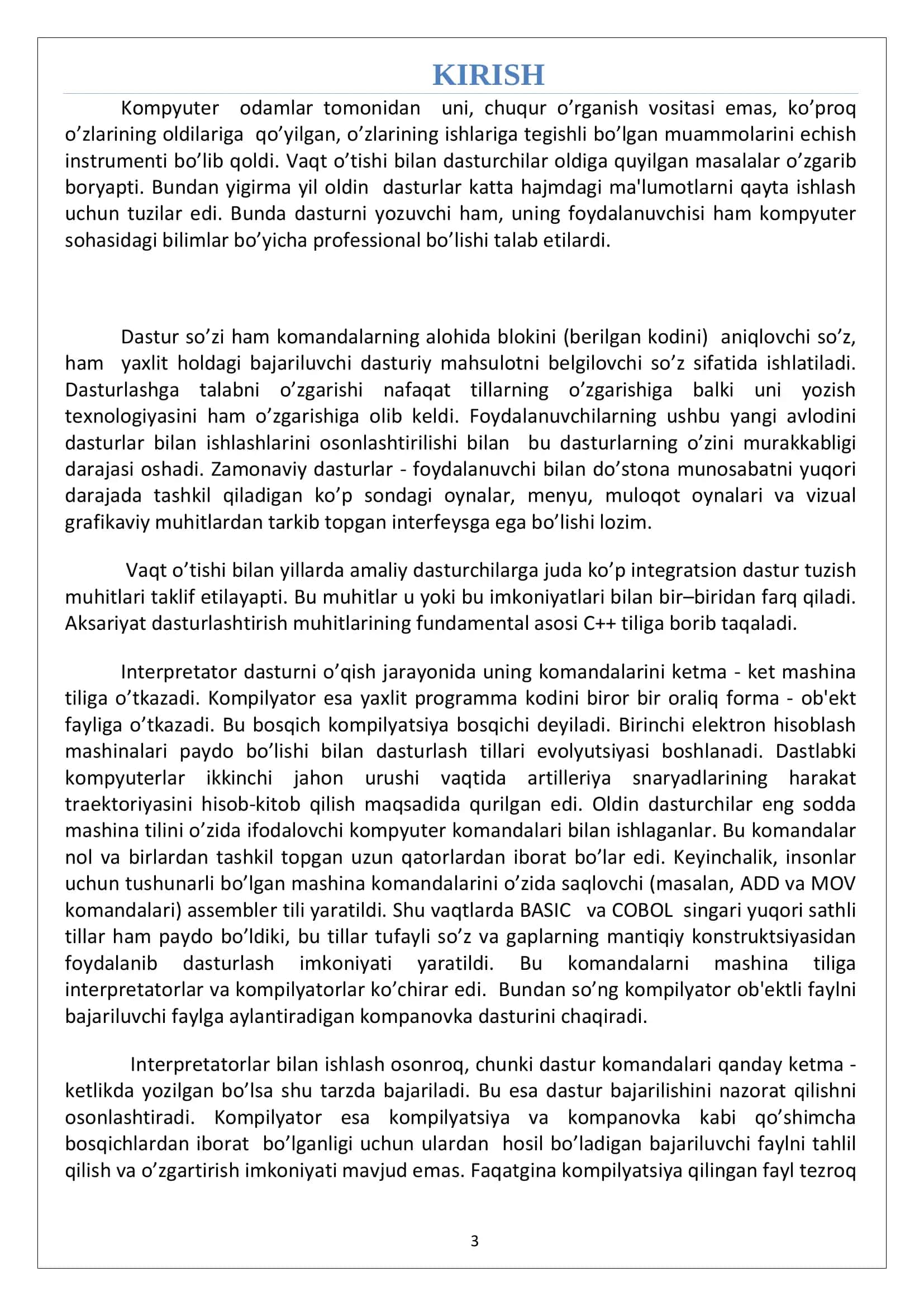 С++ dasturlash tilida massivlar ustida amallar va Tenglamalar sistemasini GAUSS usulida yechish 3