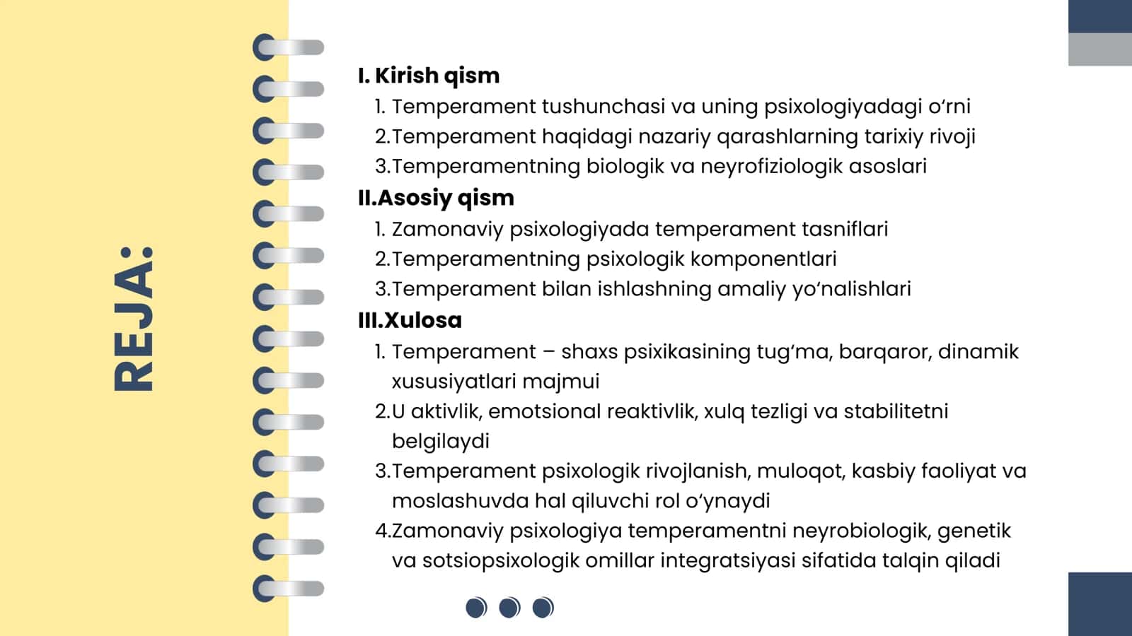 Temperament 3