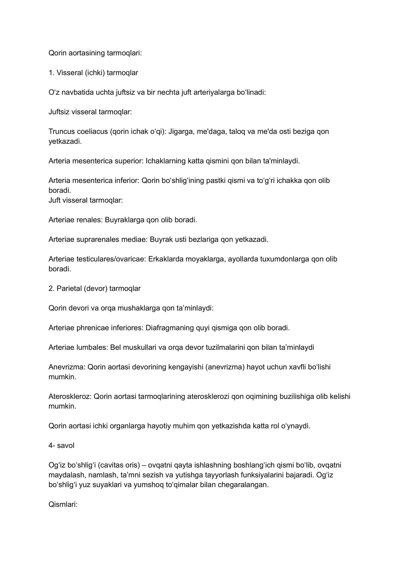 Oyoq suyaklari (ossa pedis) 3