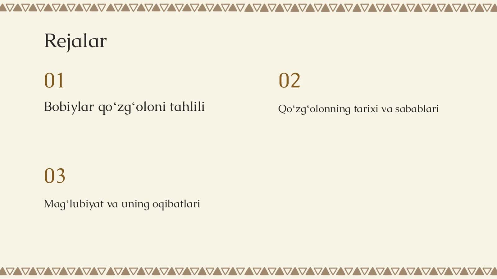 Bobiylar qoʻzgʻoloni, harakteri, magʻlubiyat sabablari 3