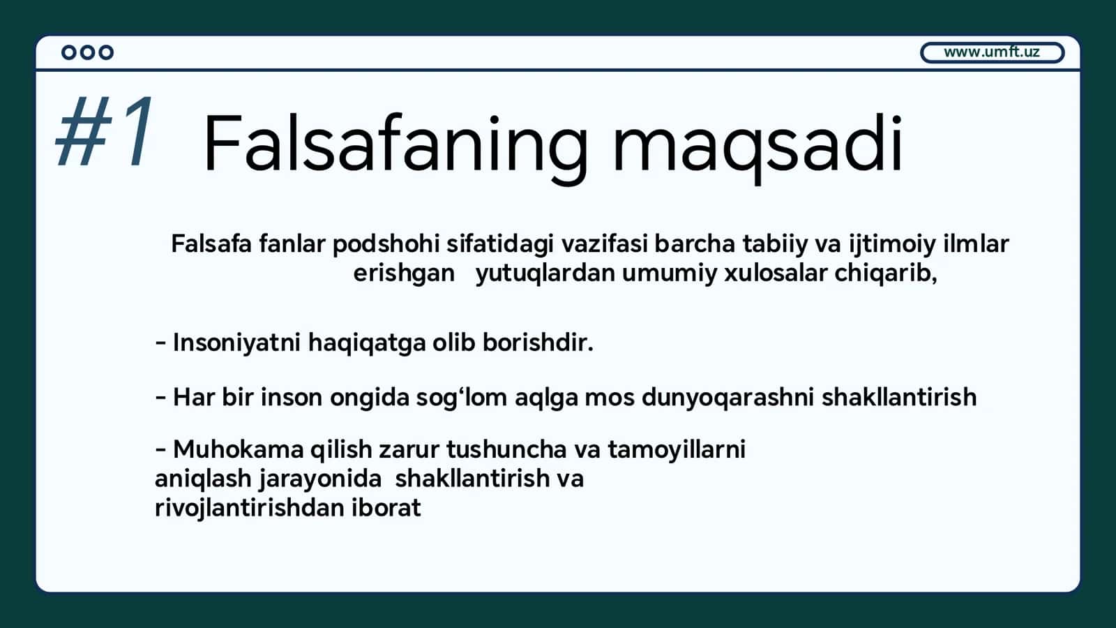 FALSAFANING MOHIYATI VA JAMIYAT TARAQQIYOTIDAGI ROLI 3