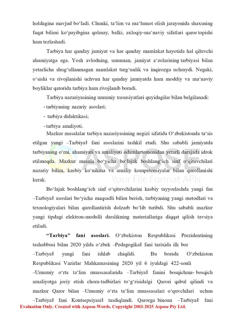 Umumiy o'rta ta'lim tizimida tarbiya jarayonini tashkil etishning o'ziga xosligi 3