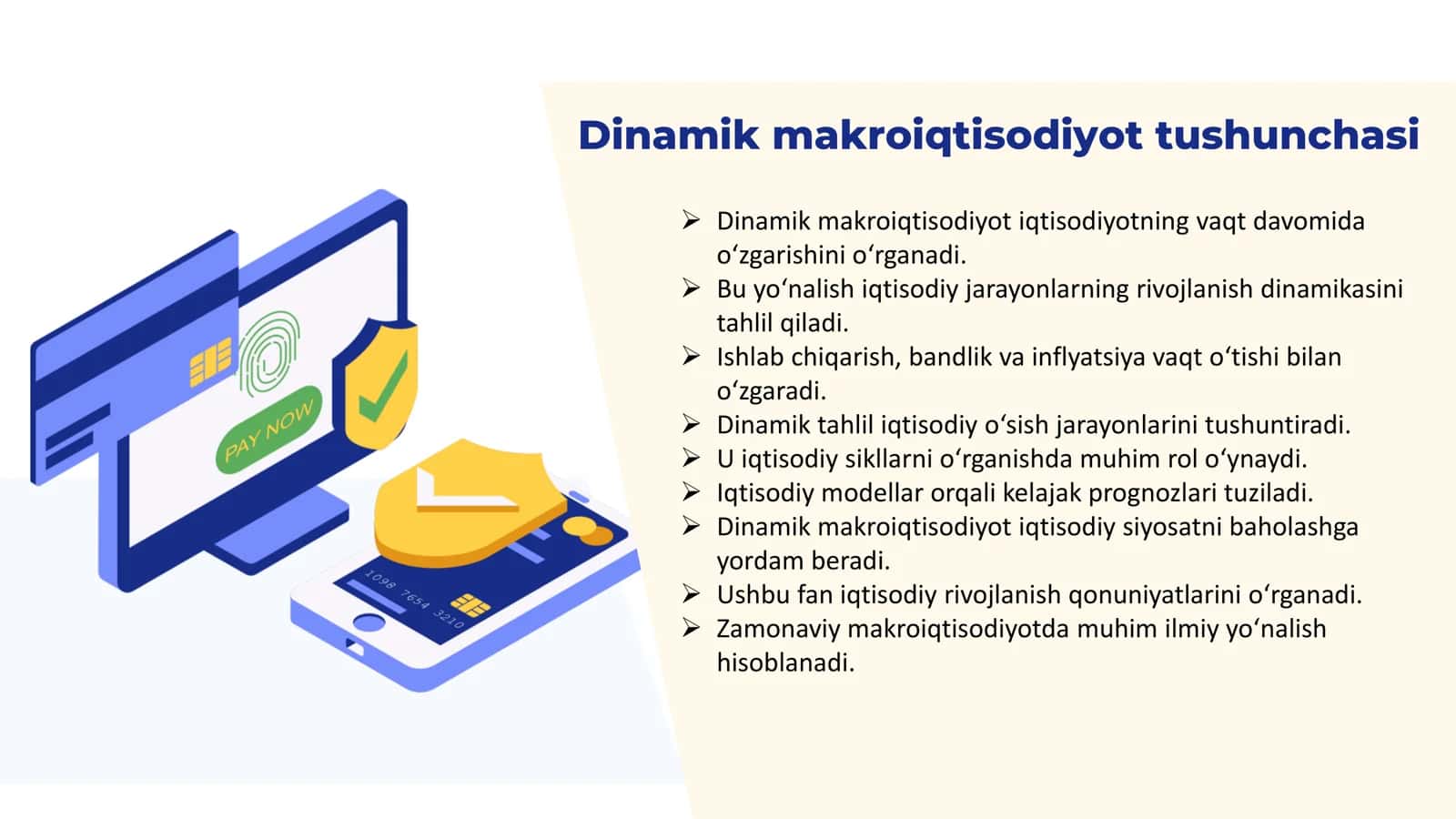 DINAMIK MAKROIQTISODIYOTNING NAZARIY ASOSLARI 3