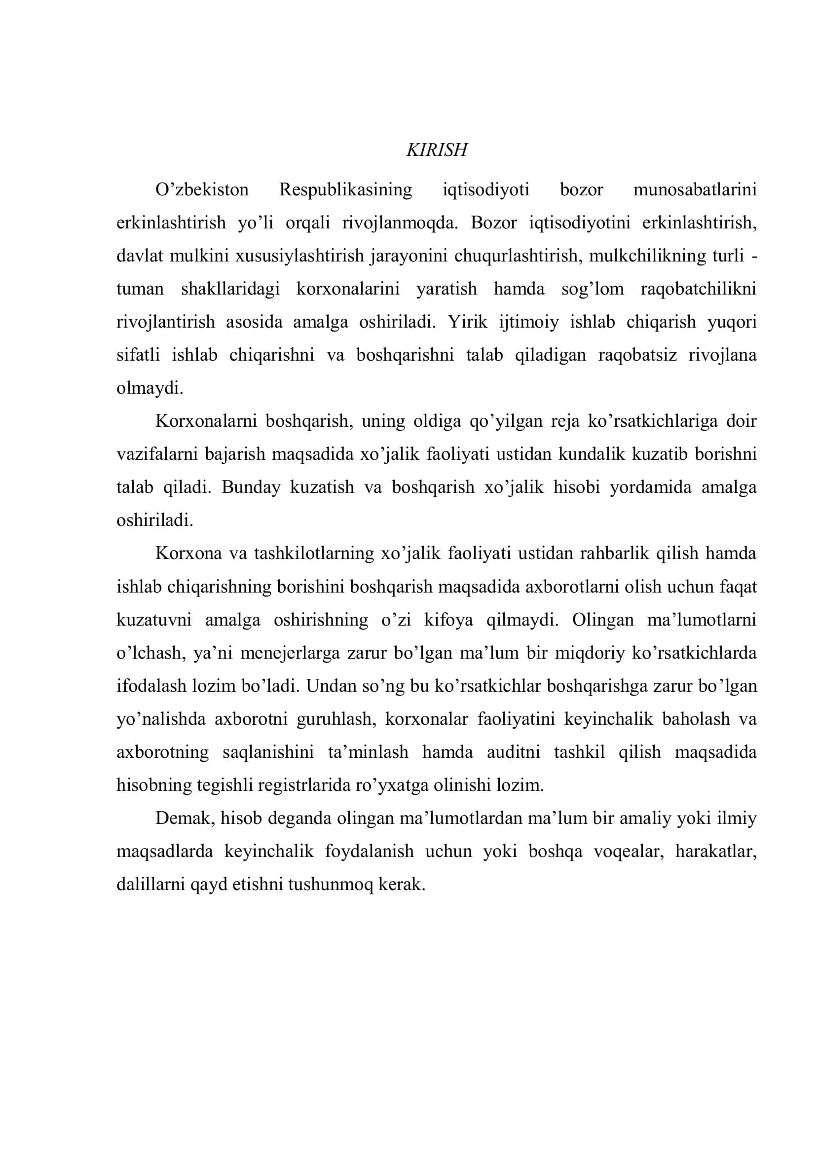 Хo’jalik hisobi va uning turlari 3