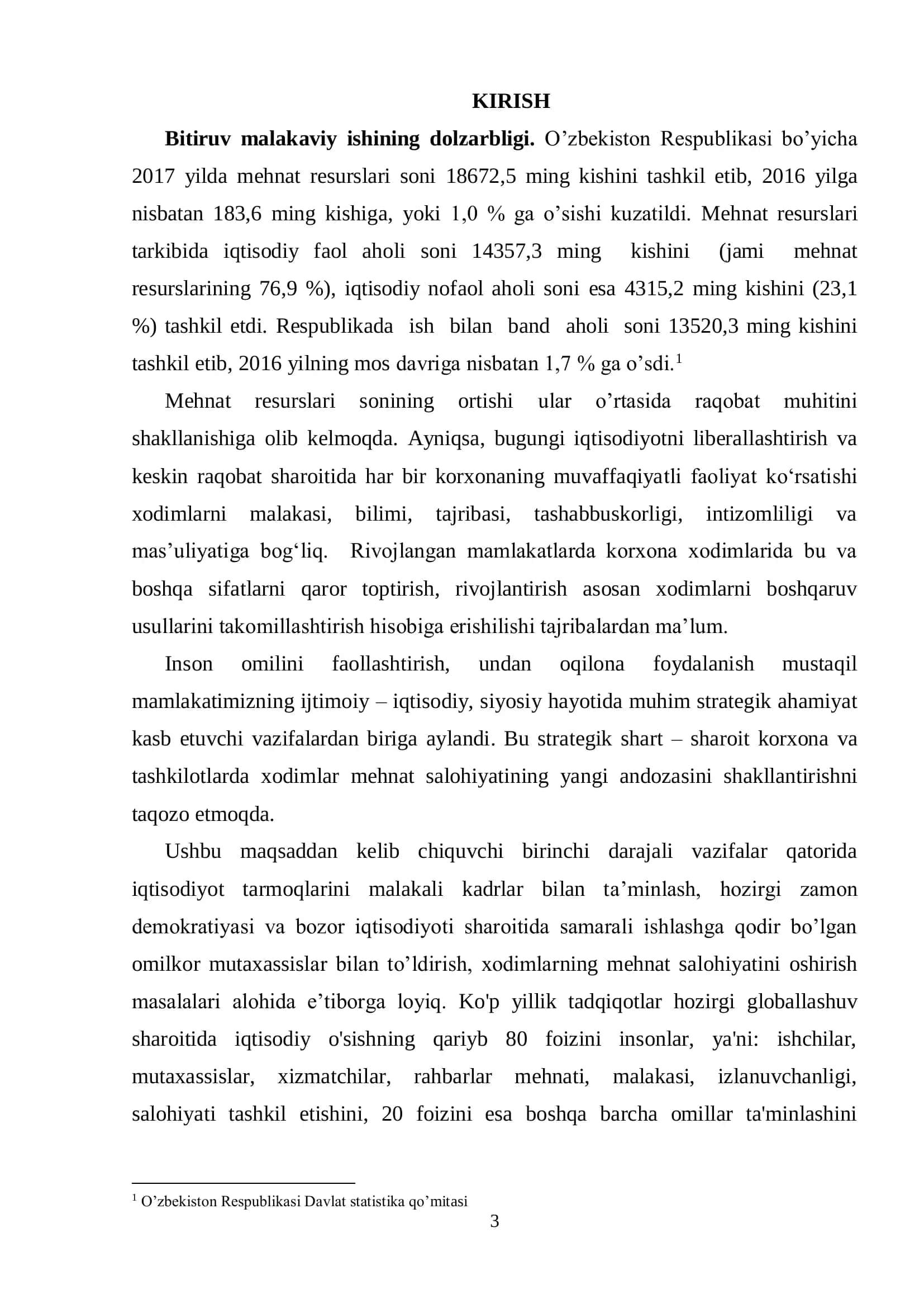 Menejment bakalavr ta’lim yo‘nalishi bo‘yicha BITIRUV MALAKAVIY ISHI 3
