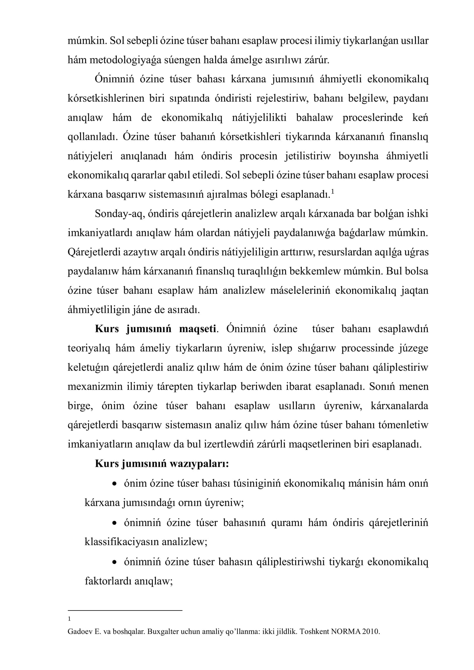 ÓNIMNIŃ ÓZINE TÚSER BAHASINIŃ TEORIYALIQ-EKONOMIKALIQ TIYKARLARI 3