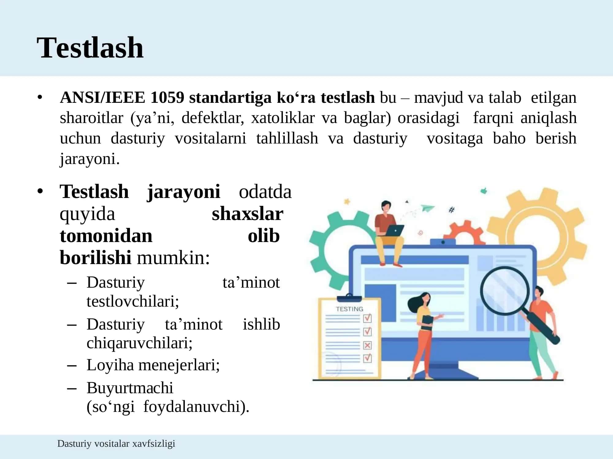 Dasturiy vositalarni xavfsizlikka testlash 3