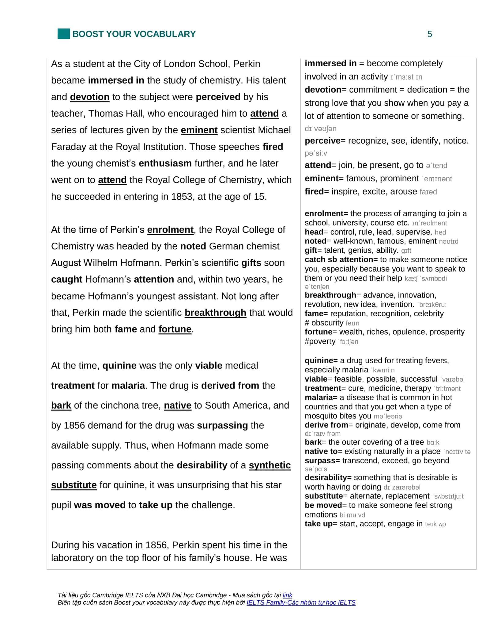 Boost Your Vocabulary – Cambridge IELTS 9 (Second Edition) | IELTS Vocabulary Book 3