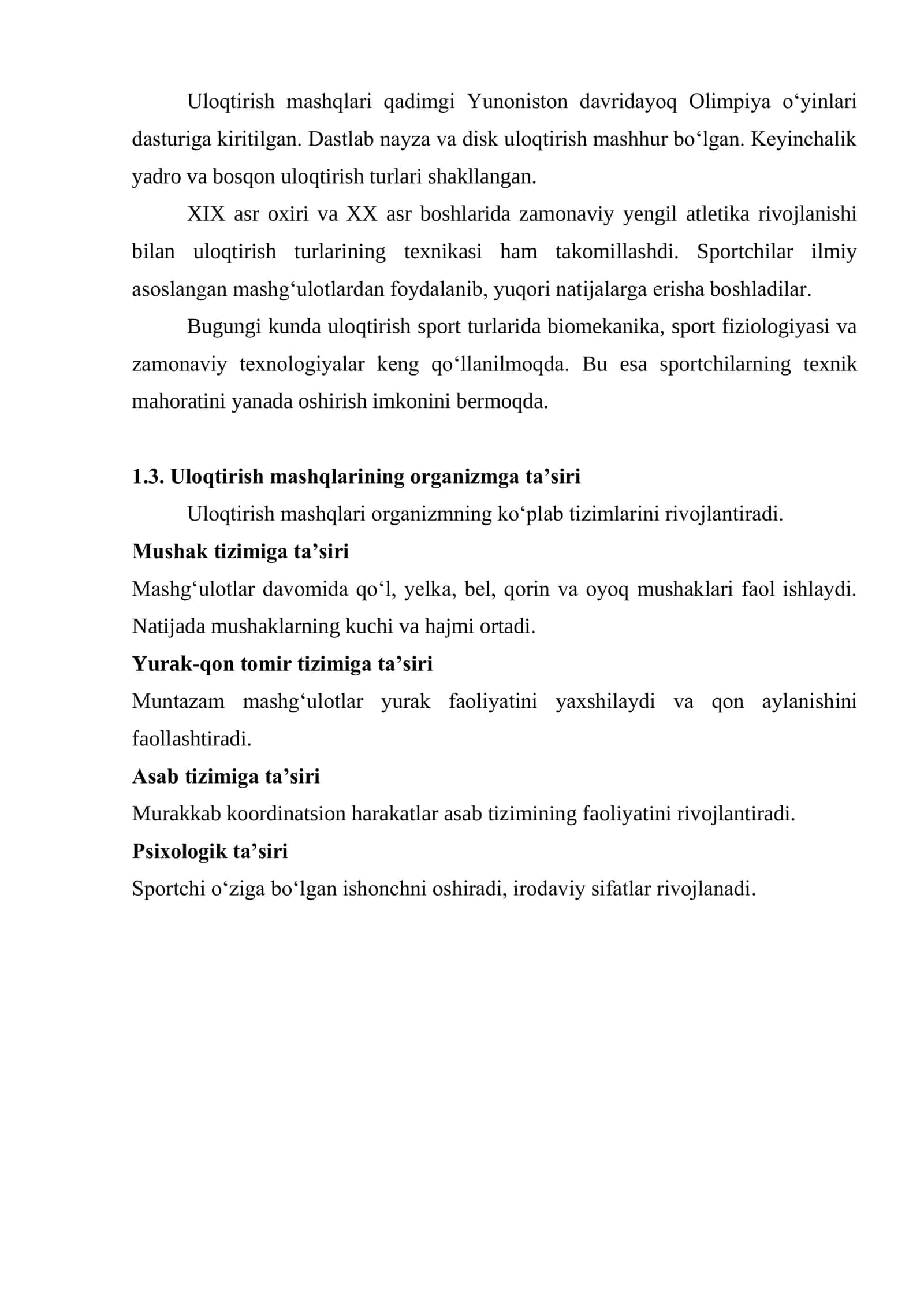 ULOQTIRISH TURLARI TEXNIKASINI O‘RGATISH METODIKASI 3