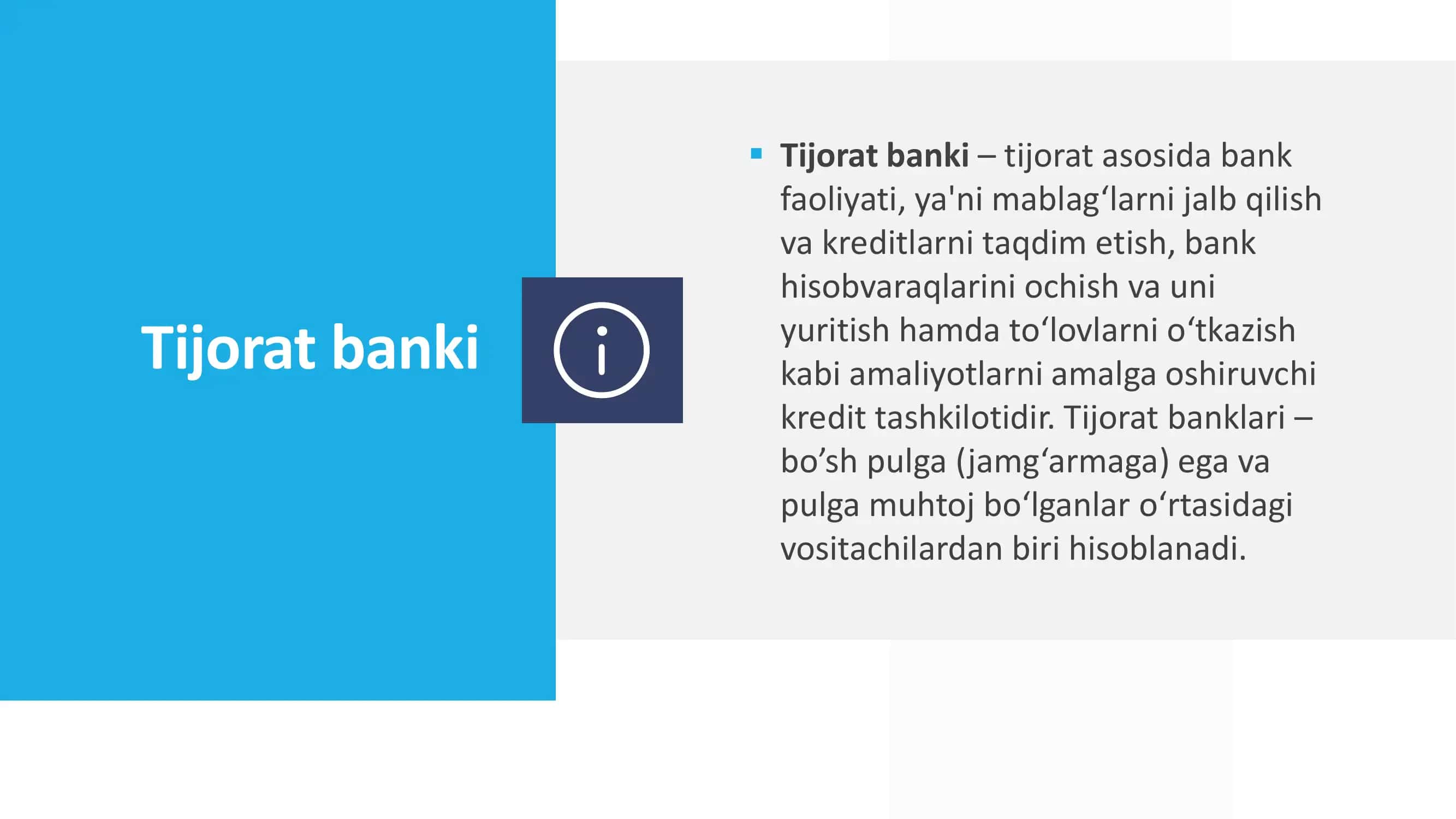 Tijorat banklari va pullar taklifi 3