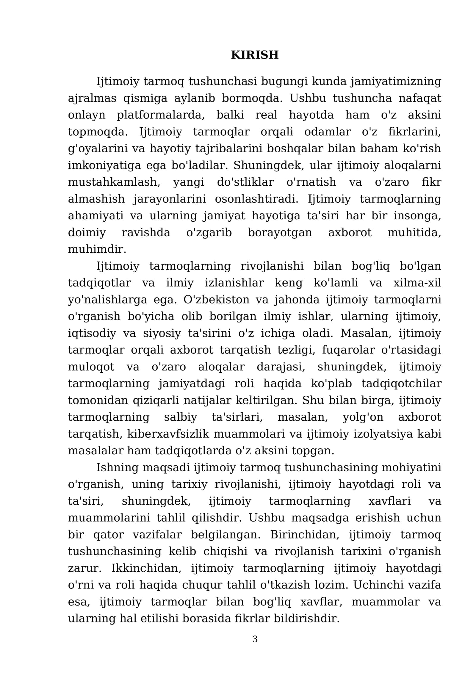 Media Savodxonlik Fanidan Tayyorlagan Mustaqil Ishi 3