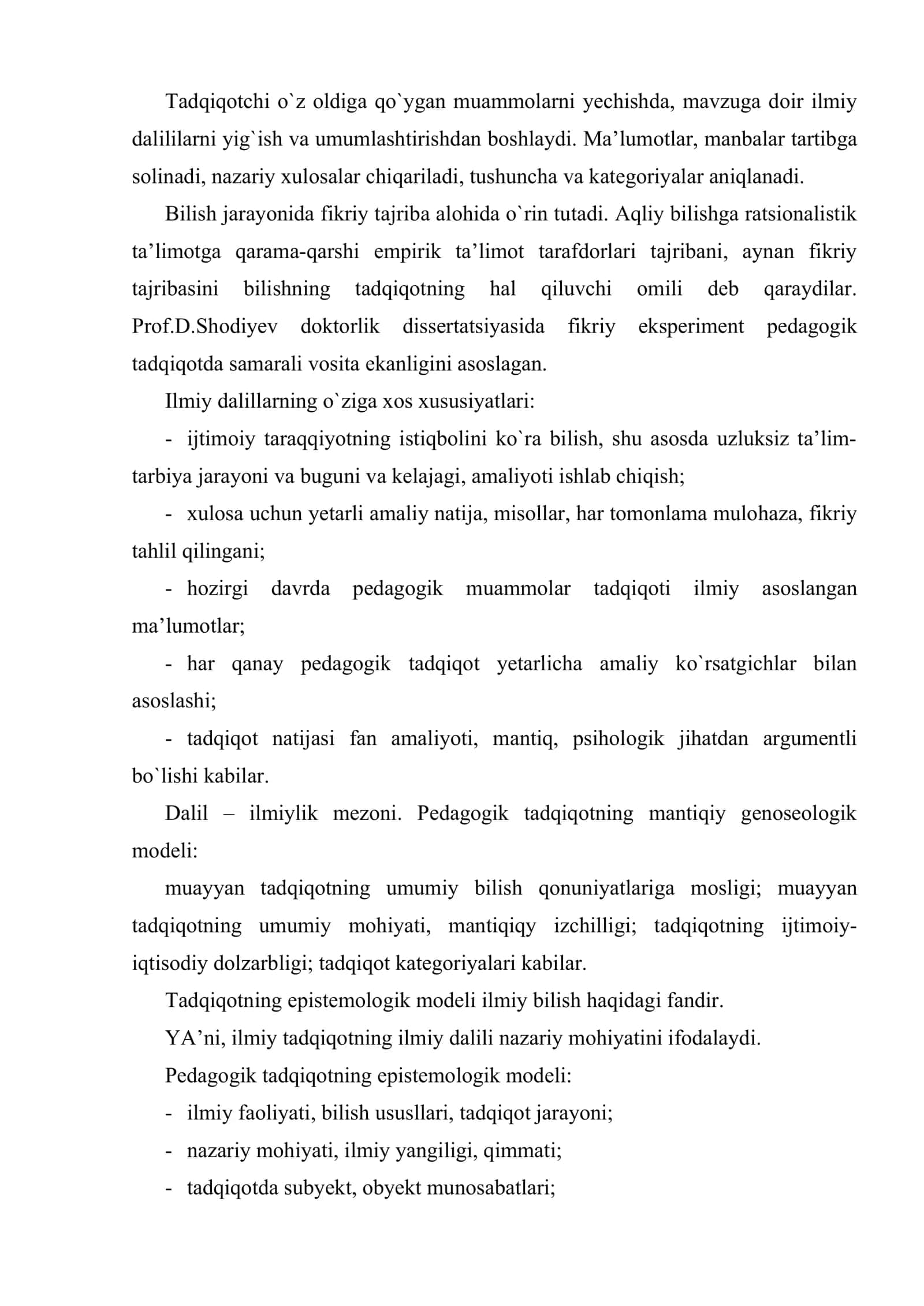 Pedagogik tadqiqotda ilmiy dalillar 3