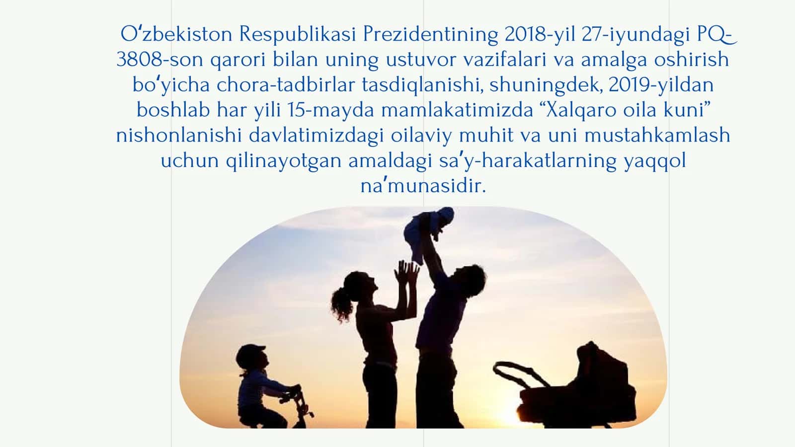 OILAVIY QADRIYATLAR - DAVLAT RIVOJI VA TARAQQIYOTI UCHUN MUSTAHKAM ASOSDIR 3