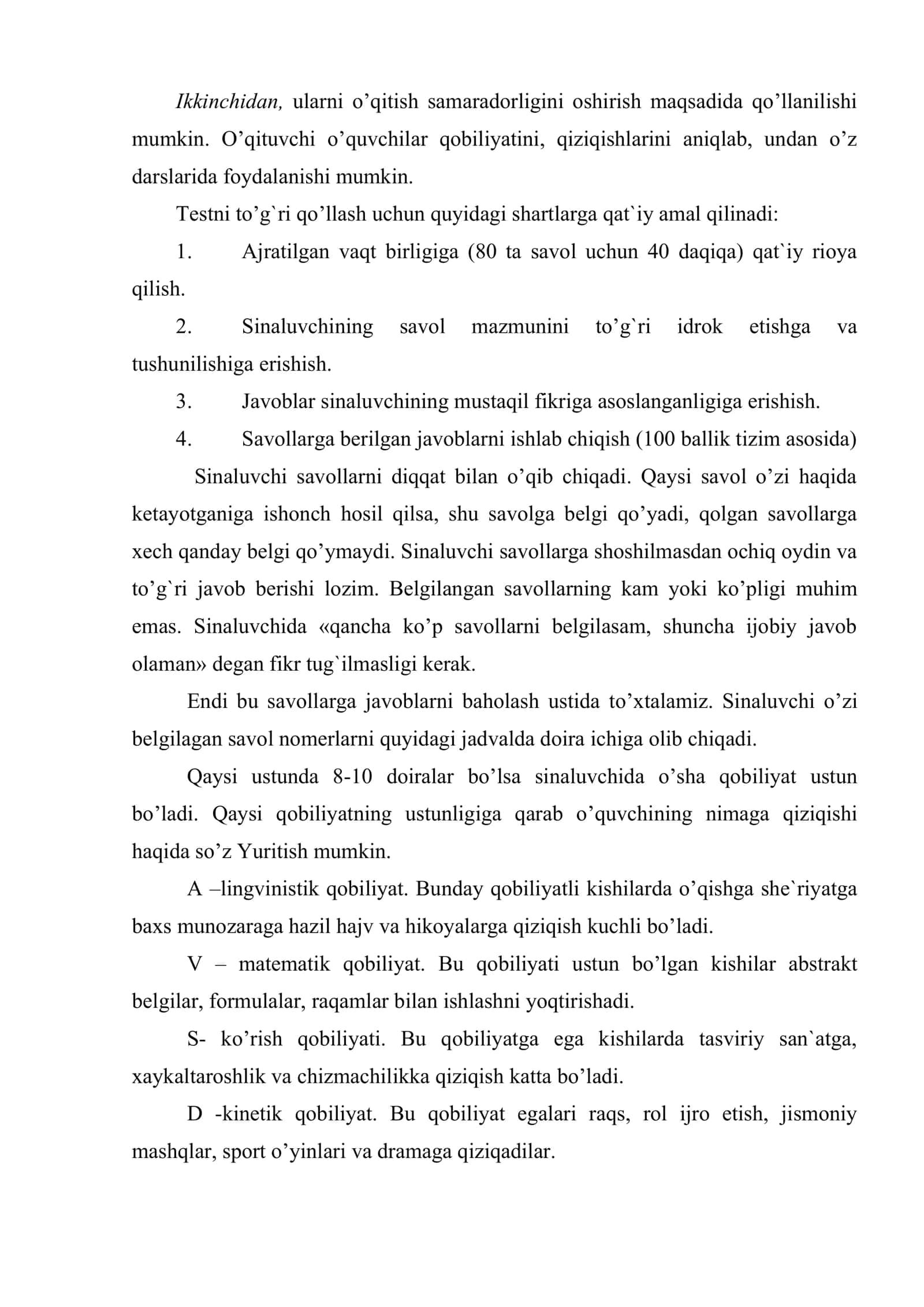 Qobiliyat psixodiagnostikasi 3