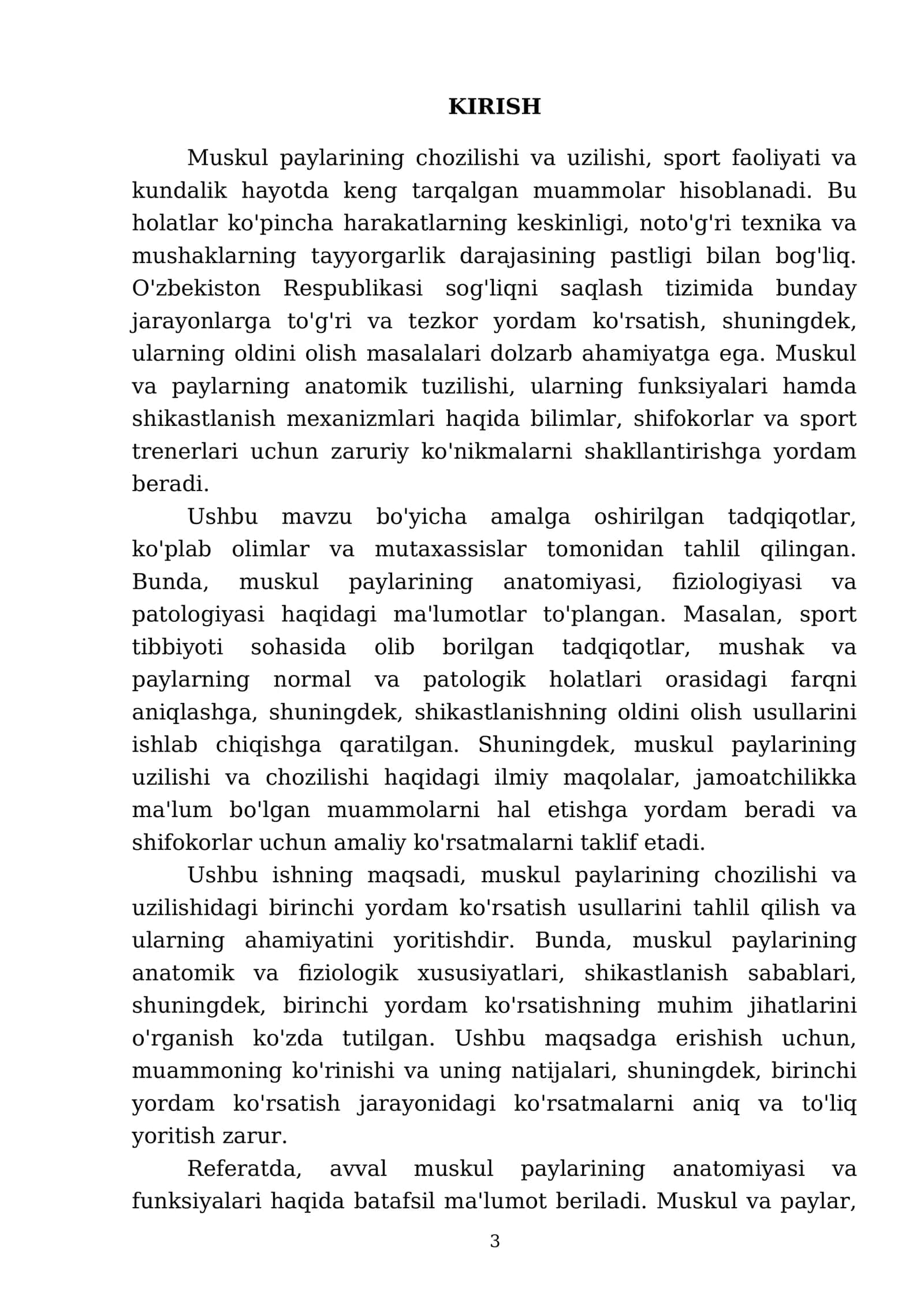 Muskul - paylarni chozilishi va uzilishida birinchi yordam 3