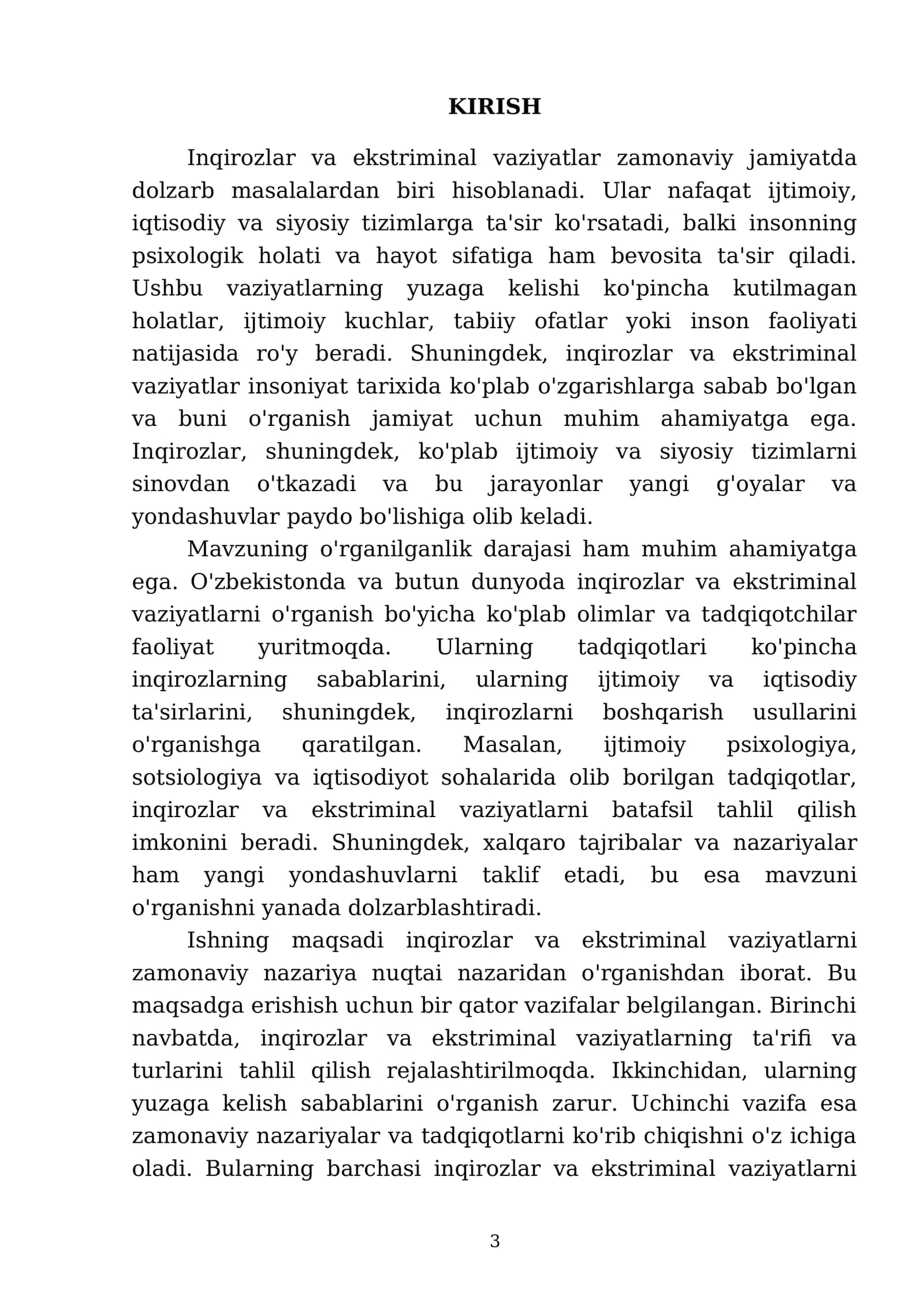 Inqirozlar va ekstriminal vaziyatlarning zamonaviy nazariyasi 3