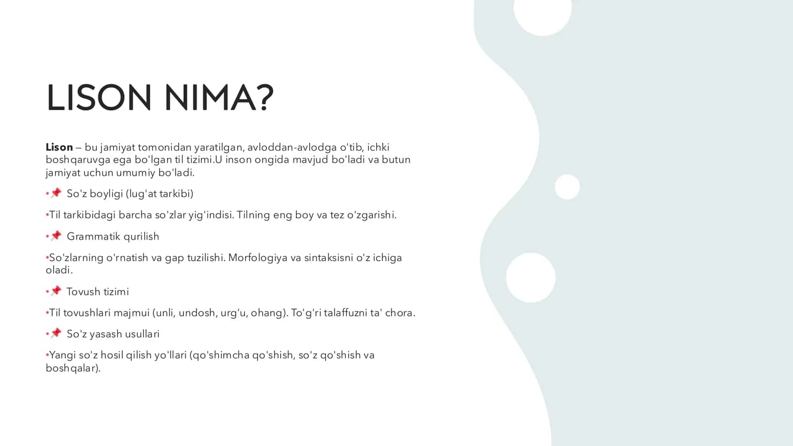 Hozirgi o'zbek adabiyot tilida lison 
– nutq – me'yor munosabati 3