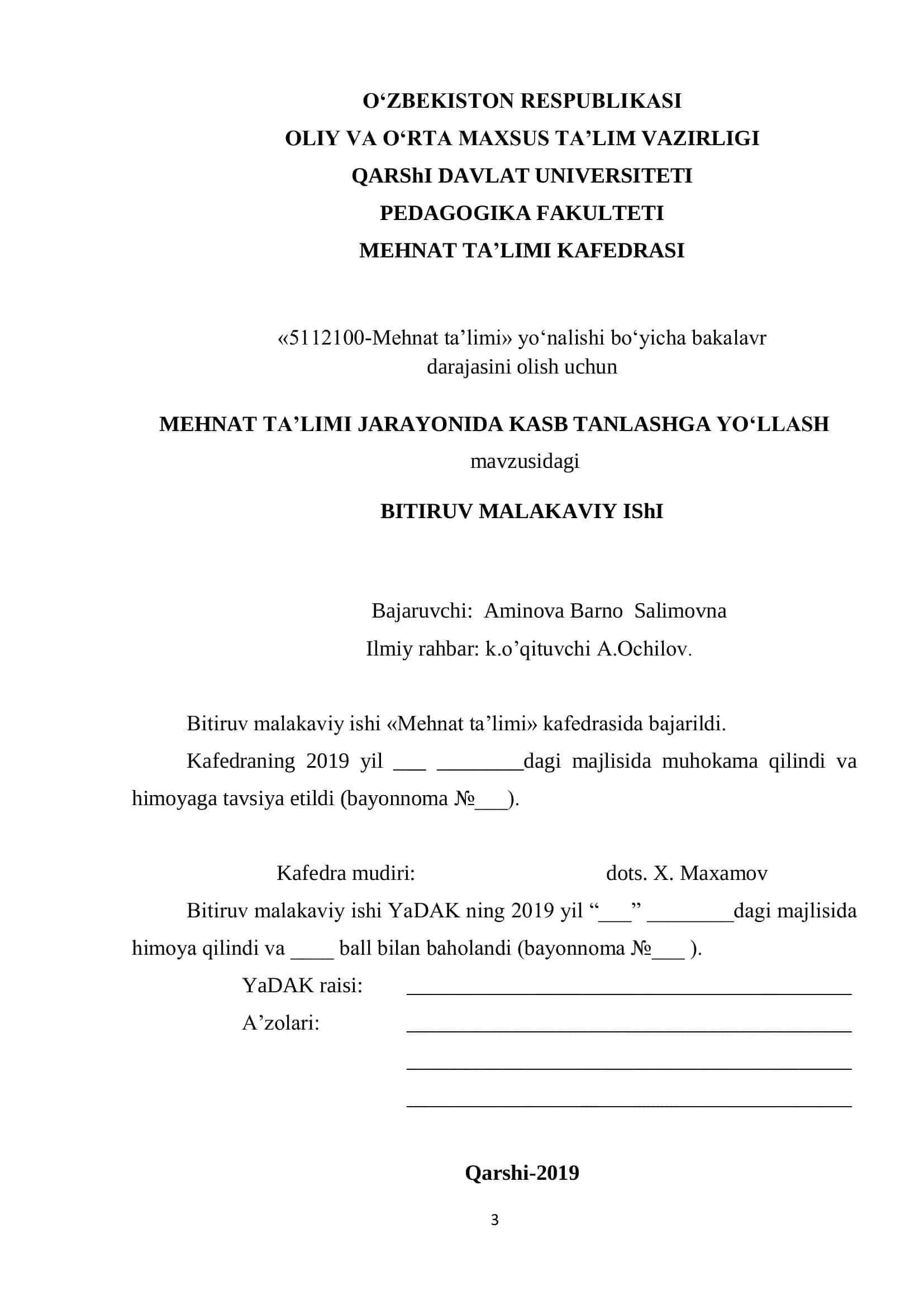 MEHNAT TA’LIMI JARAYONIDA KASB TANLASHGA YО‘LLASH 3