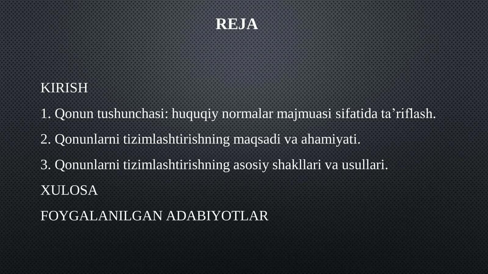 Farg’ona Davlat Universitet - Yurisprudensiya Yo'nalishi 3