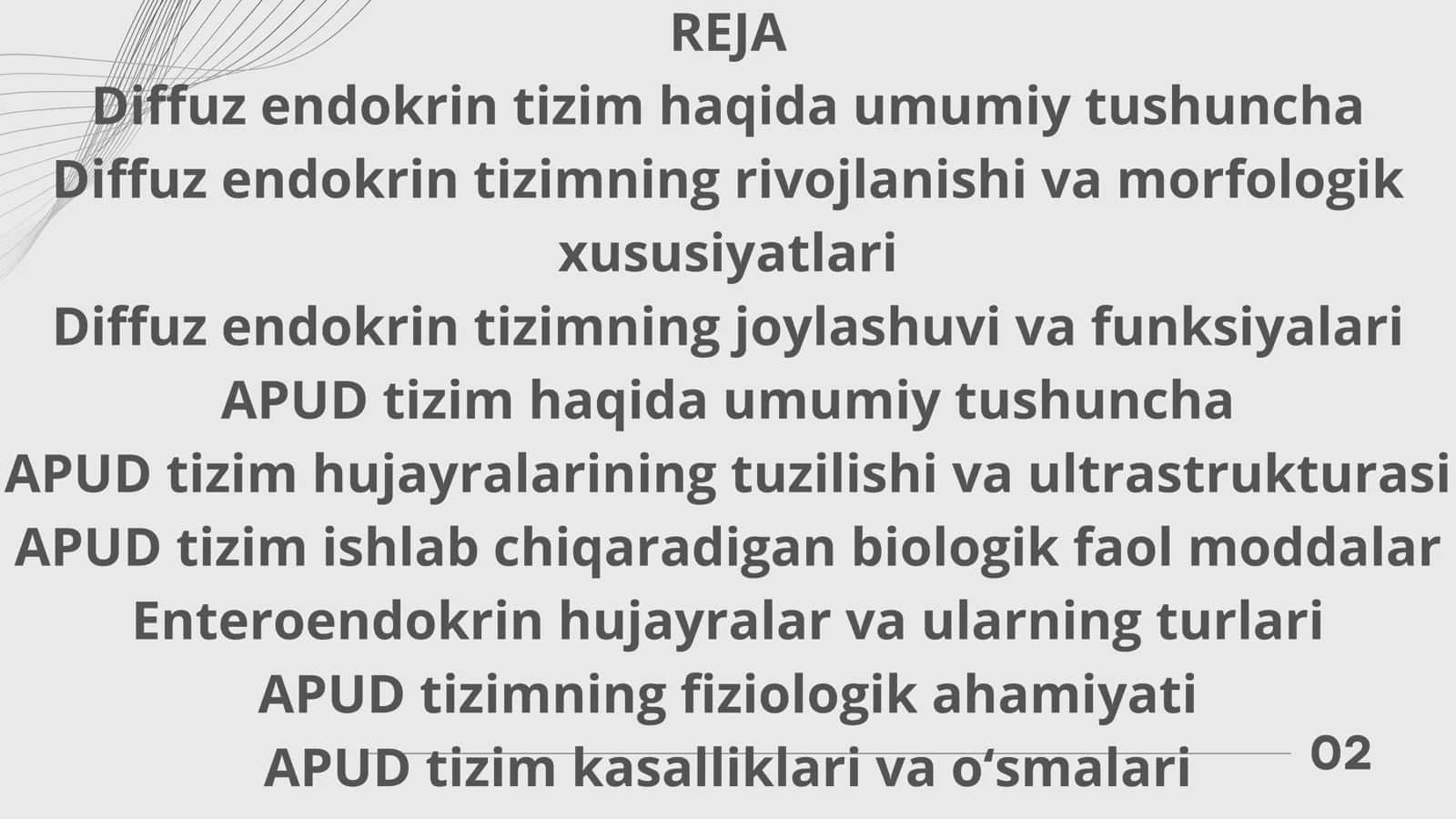 Diffuz ,endocrine tizim, APUD tizimining hujayralari 3