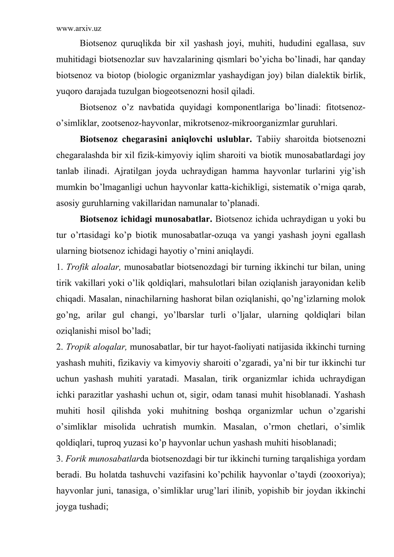 Biotsenozlar 3