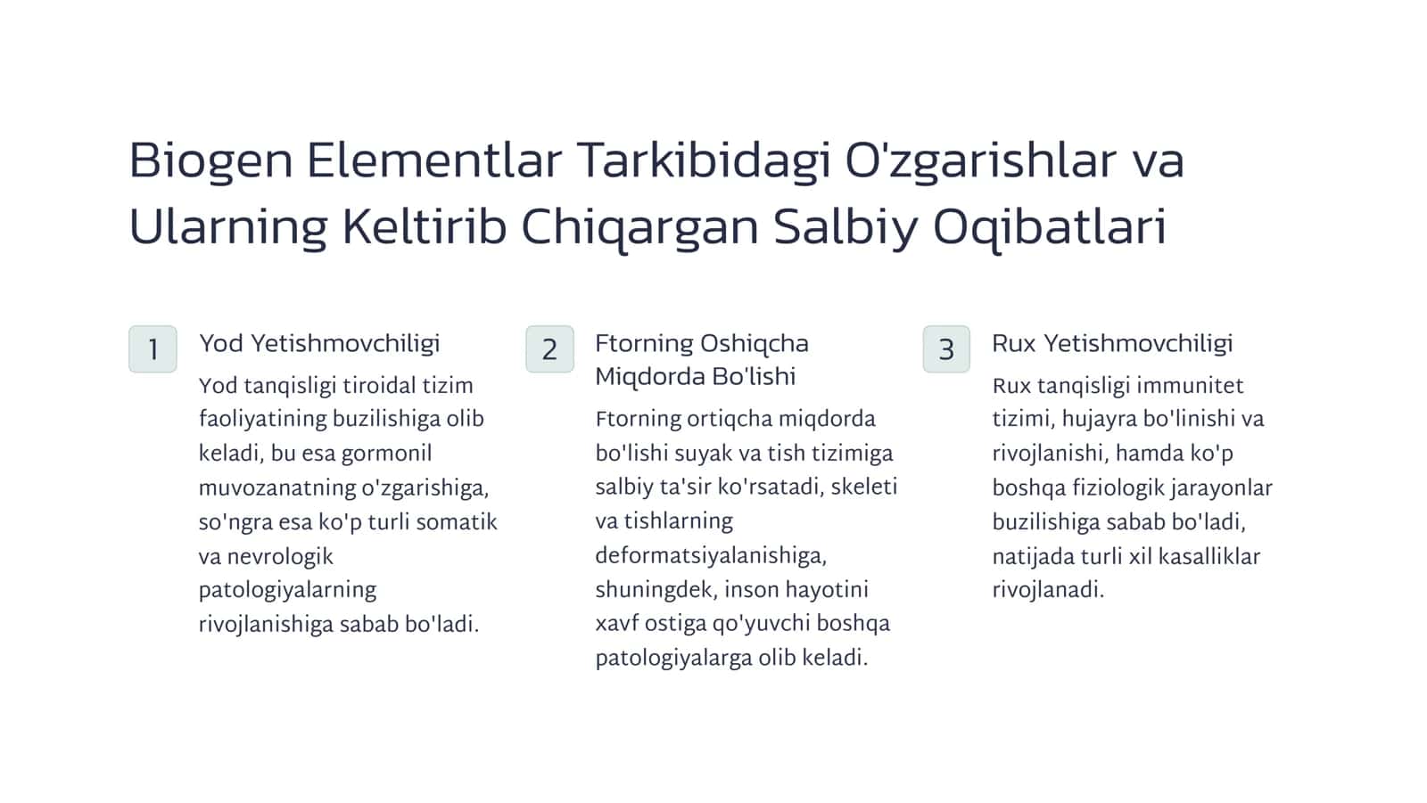 Biogen Elementlar Konsentratsiyasi O'zgarishi Bilan Bog'liq Endemik va Kasb Kasalliklari 3