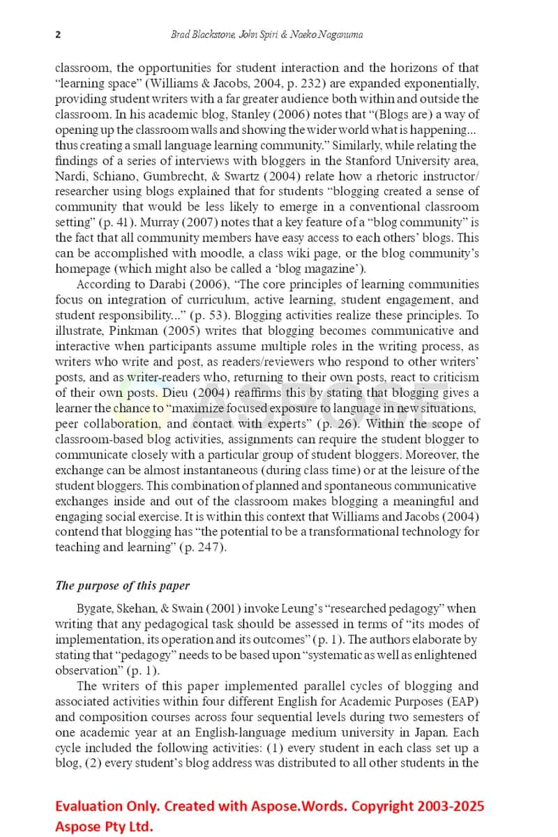 Blogs in English language teaching and learning 3