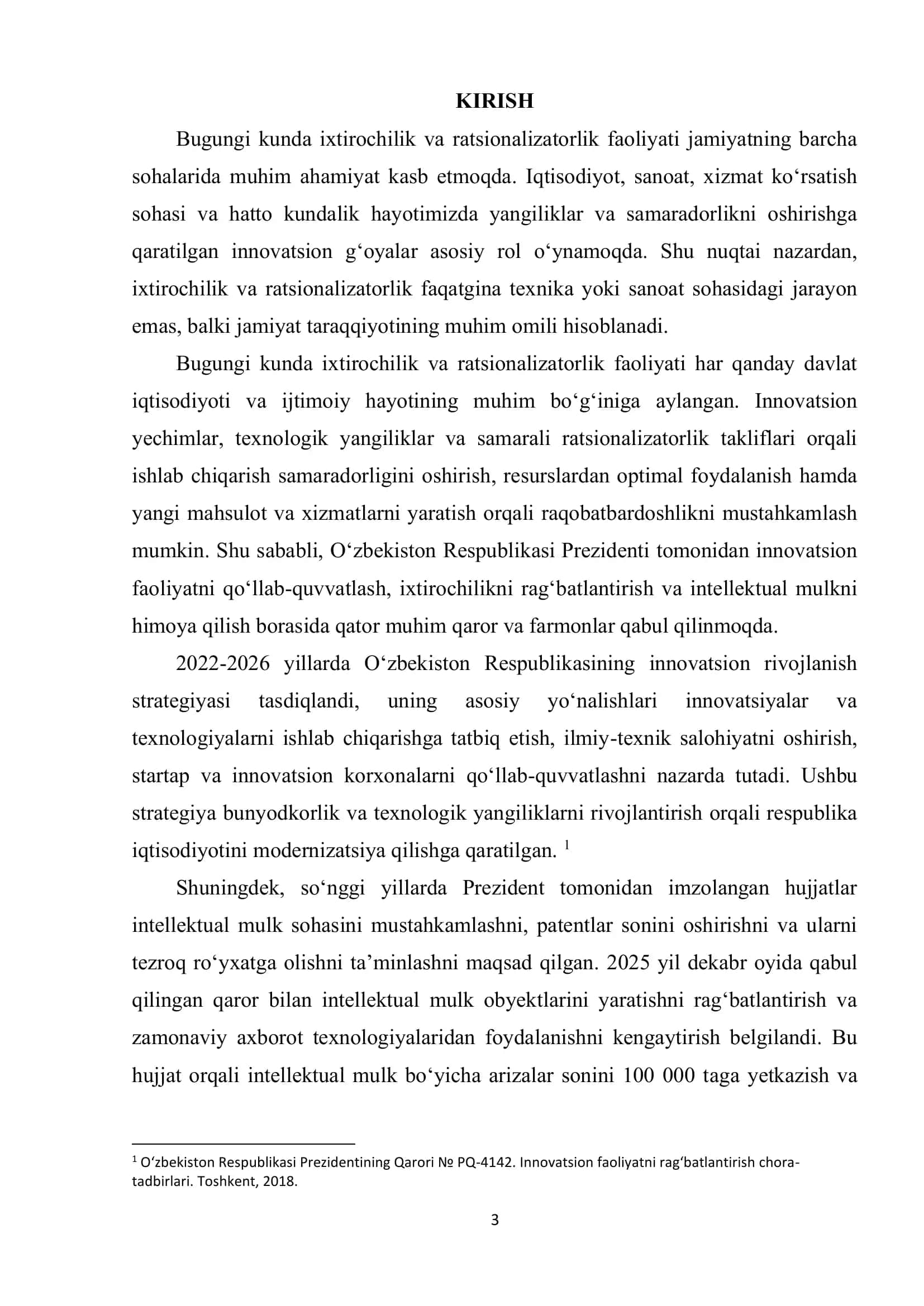 Ixtirochilik, ratsionalizatorlik faoliyati 3