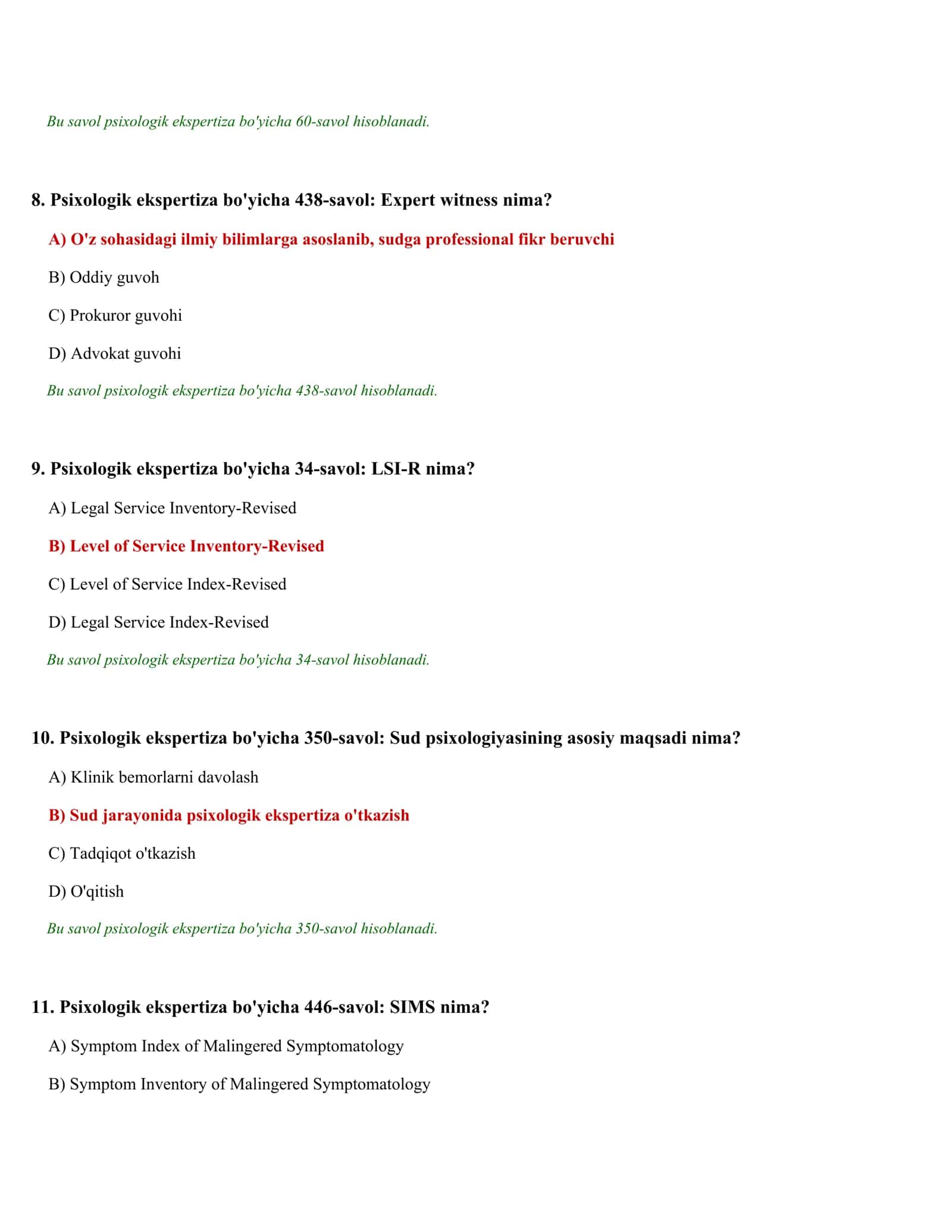 PSIXOLOGIK TESTLAR TO'PLAMI (35/50) 3