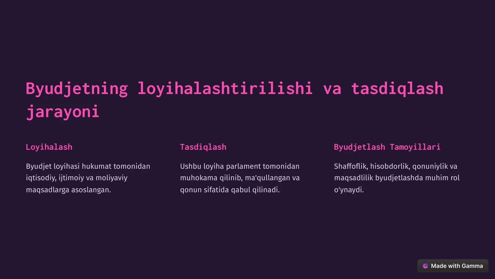 Davlat byudjetining  ijrosi va iqtisodiy  tahlili 3