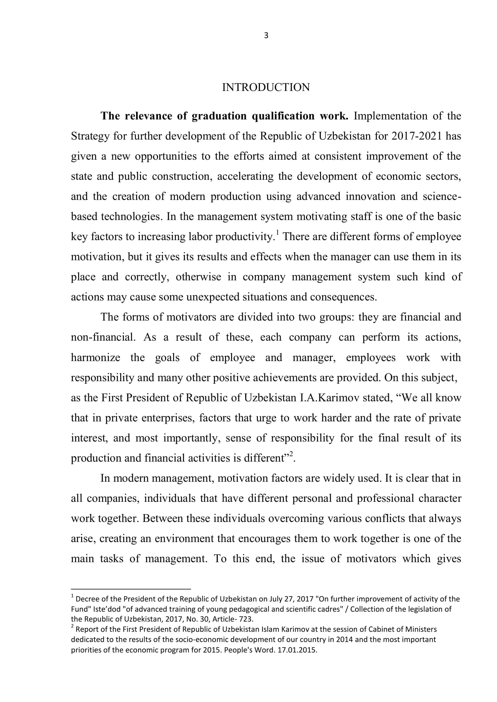 The ways of forming and improving personal motivation system in the organization 3